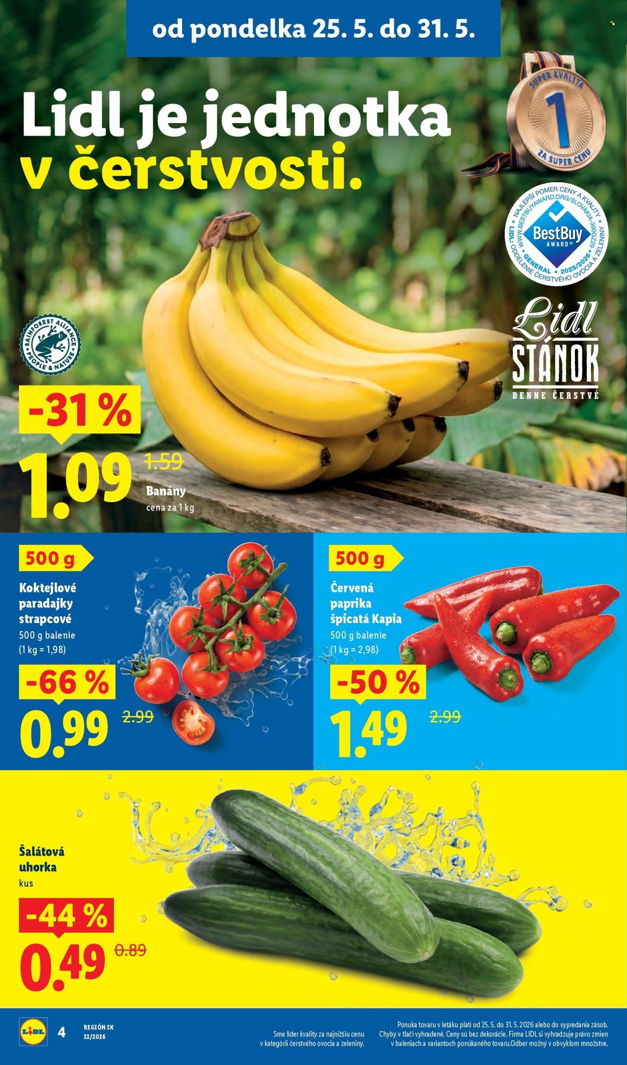 LIDL leták - Od pondelka 25.5.2026 (2026-05-25 - 2026-05-31) | 4