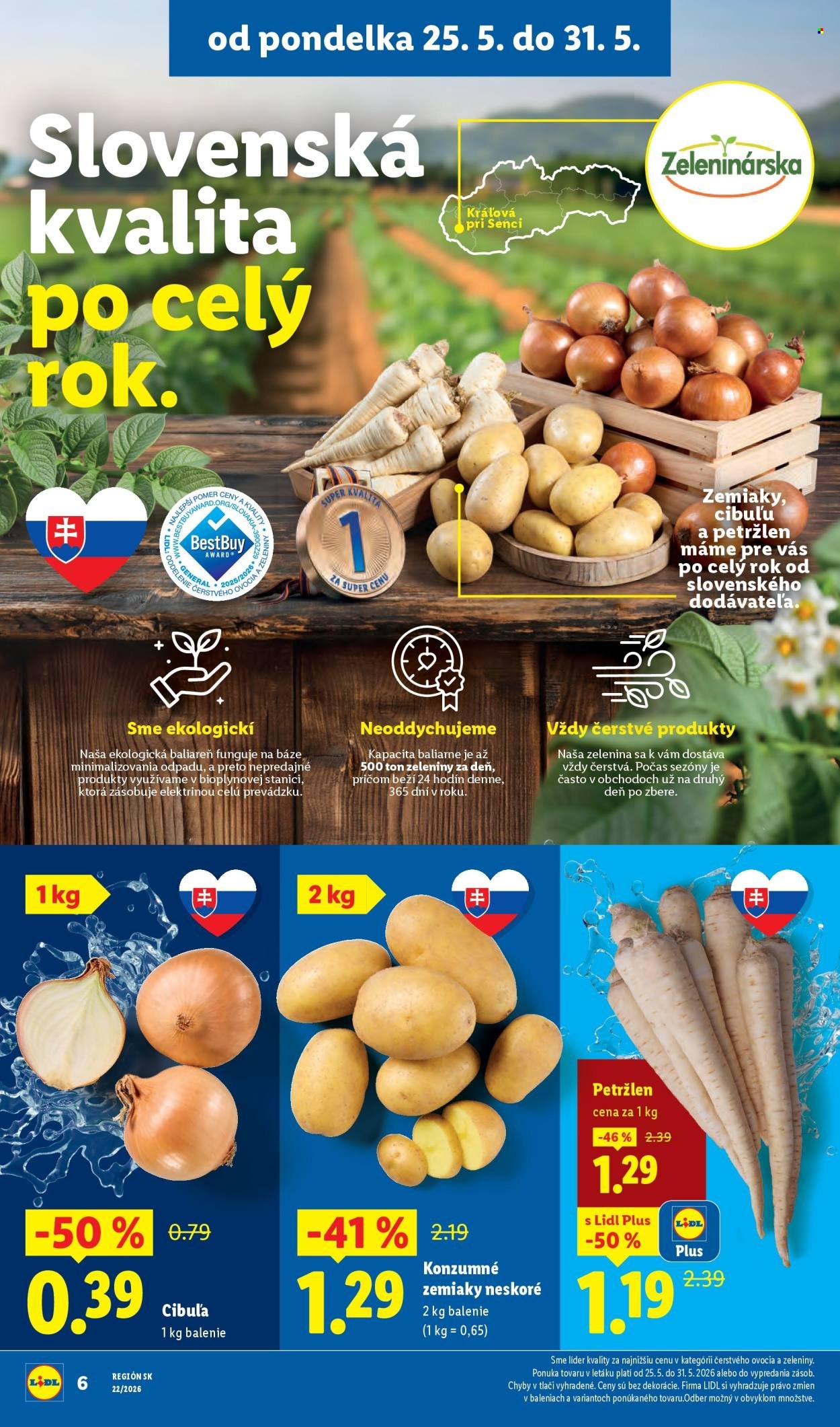LIDL leták - Od pondelka 25.5.2026 (2026-05-25 - 2026-05-31) | 6