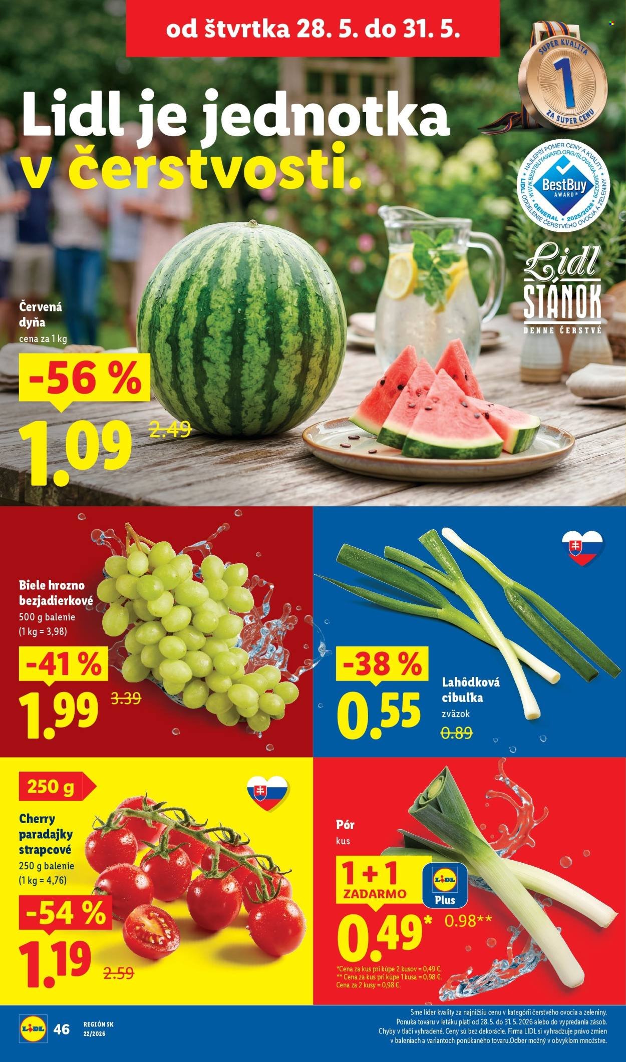 LIDL leták - Od pondelka 25.5.2026 (2026-05-25 - 2026-05-31) | 66
