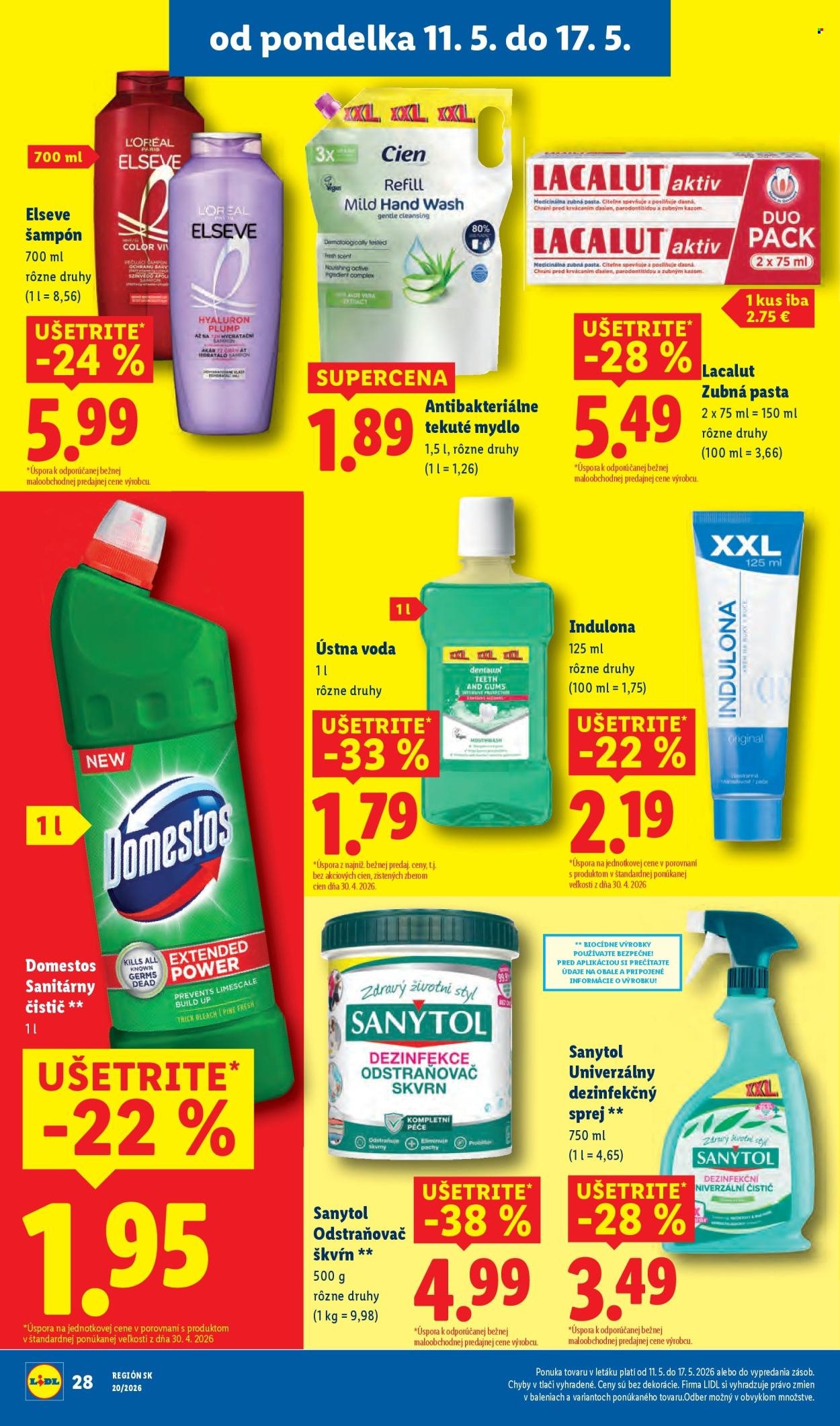 LIDL leták - Od pondelka 11.5.2026 (2026-05-11 - 2026-05-17) | 34