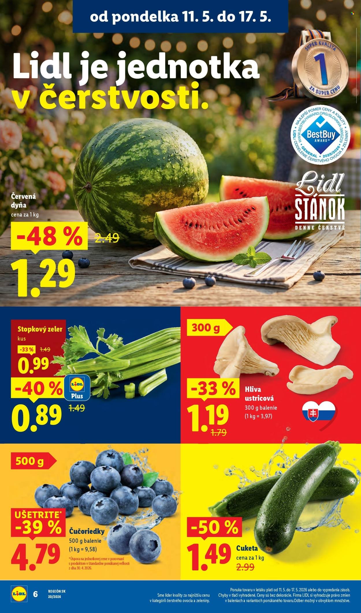 LIDL leták - Od pondelka 11.5.2026 (2026-05-11 - 2026-05-17) | 6