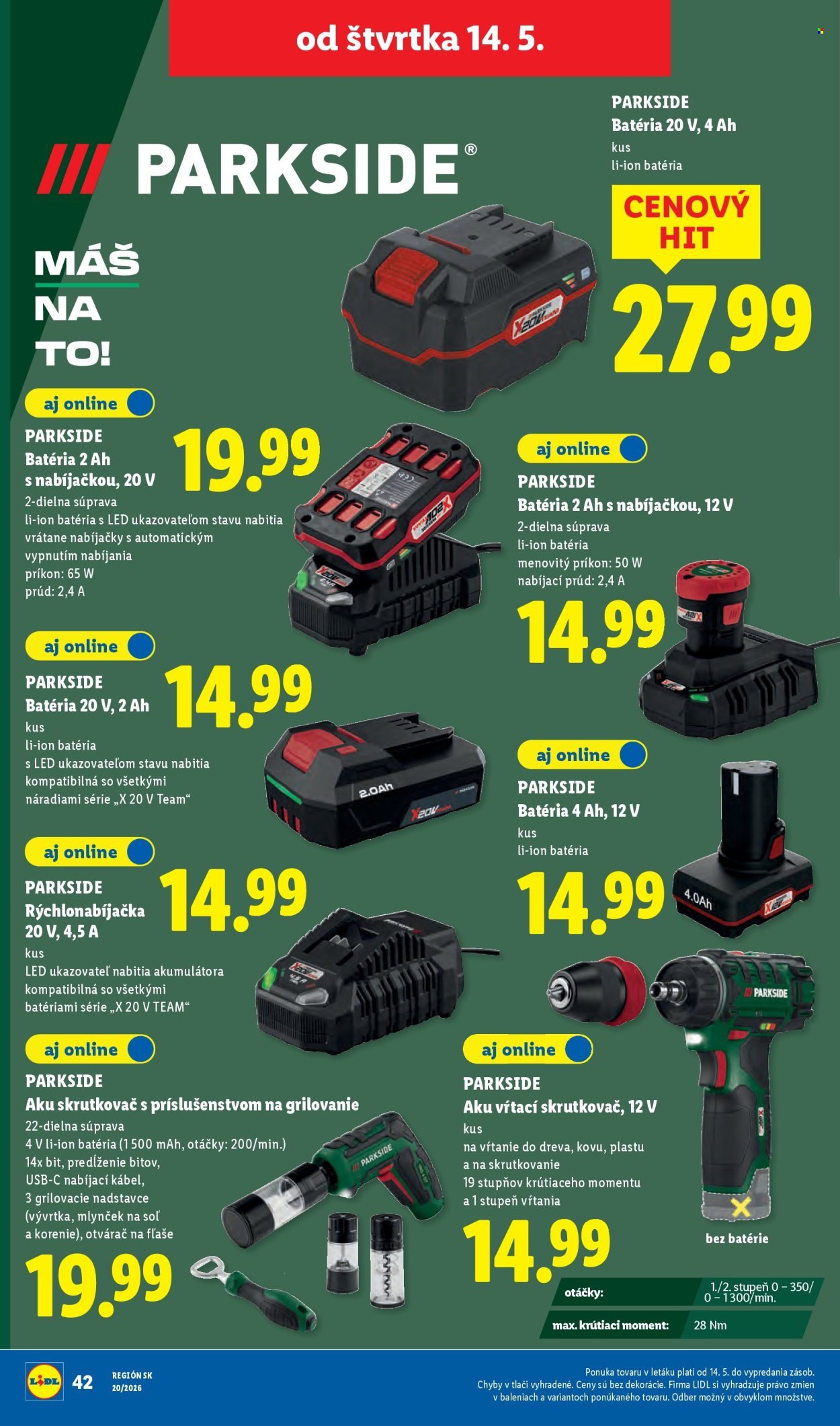 LIDL leták - Od pondelka 11.5.2026 (2026-05-11 - 2026-05-17) | 70