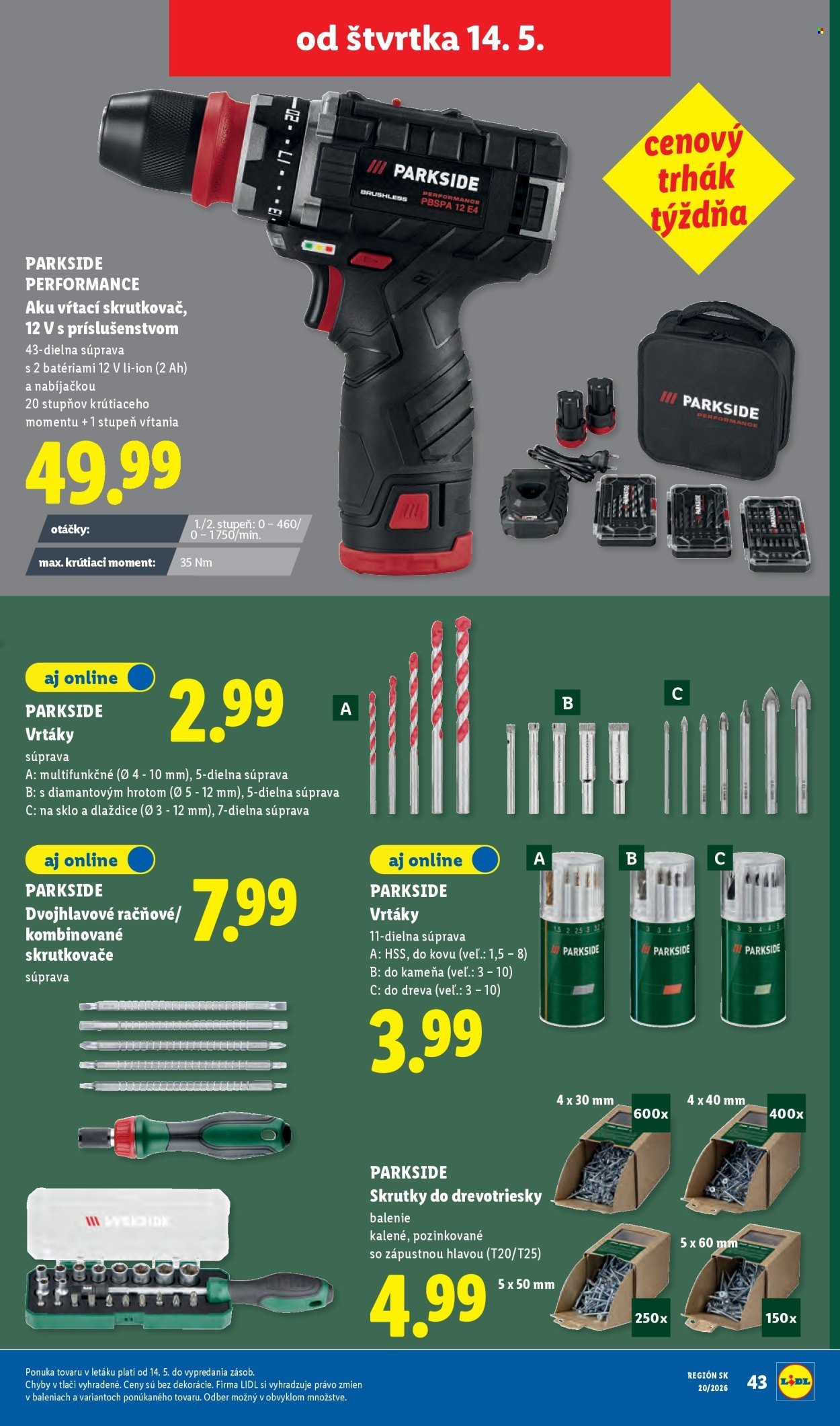 LIDL leták - Od pondelka 11.5.2026 (2026-05-11 - 2026-05-17) | 71