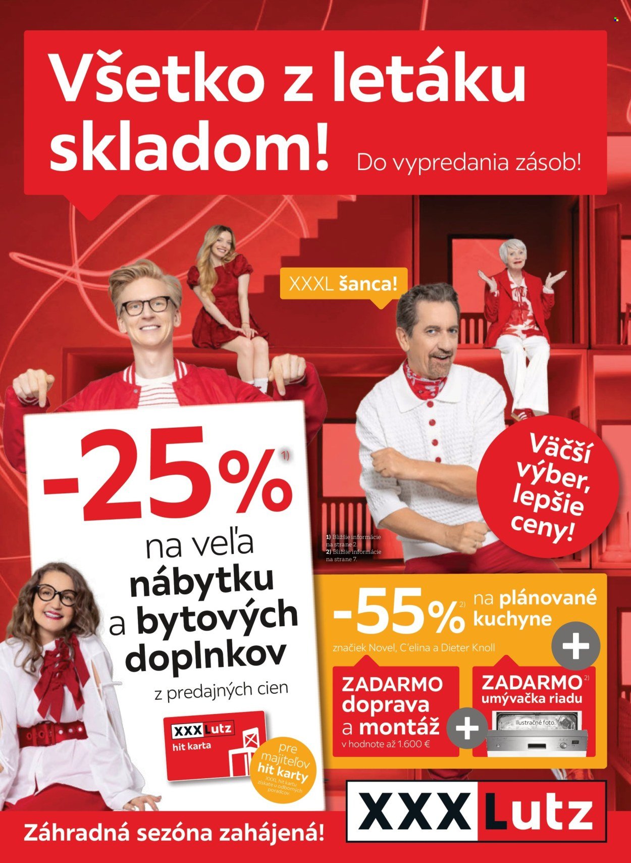 XXXLUTZ leták - Zľava 25 % takmer na všetko (2026-03-23 - 2026-04-05) | 1