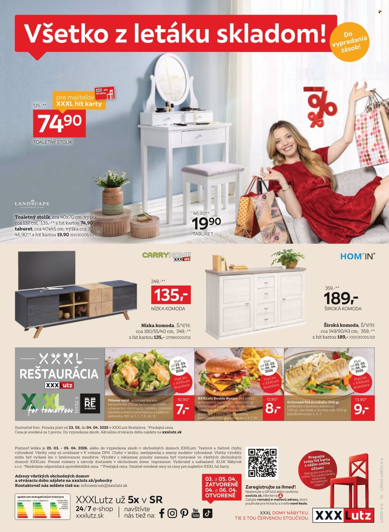 XXXLUTZ leták - Zľava 25 % takmer na všetko (2026-03-23 - 2026-04-05) | 12