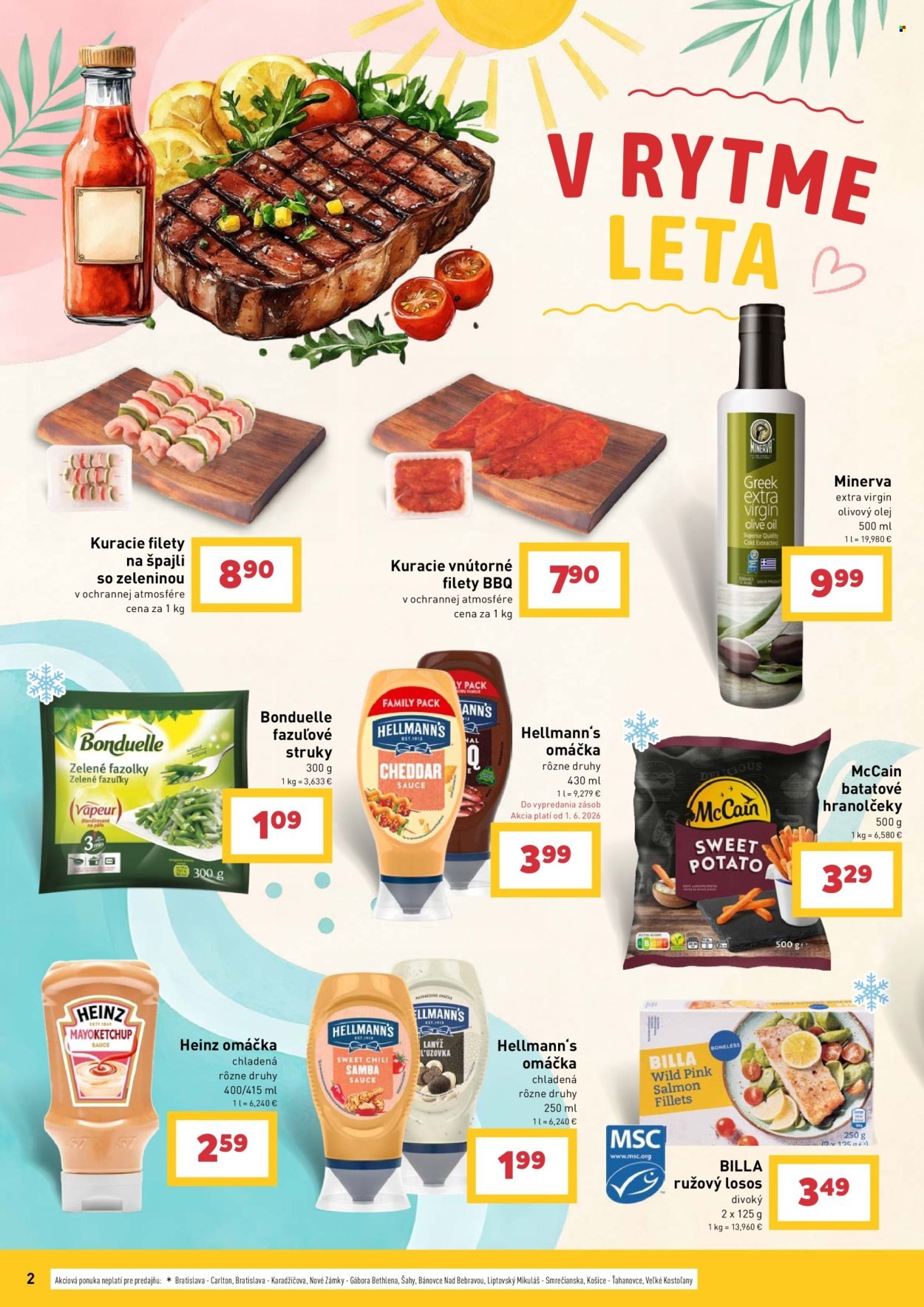 BILLA leták - Leto plné chutí