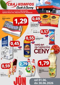 CBA KOMFOS leták - Super ceny Cash&Carry - Spišská Nová Ves