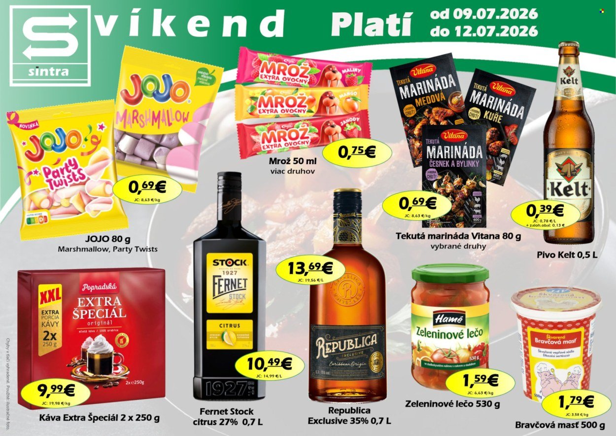 SINTRA leták - Od štvrtka 9.7.2026