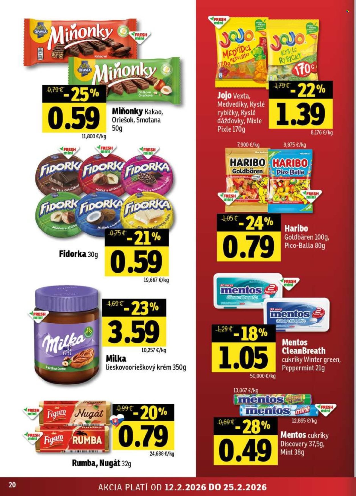 FRESH leták - Od štvrtka 12.2.2026 (2026-02-12 - 2026-02-25) | 20