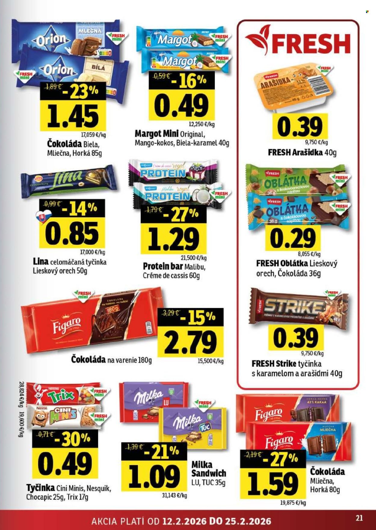 FRESH leták - Od štvrtka 12.2.2026 (2026-02-12 - 2026-02-25) | 21