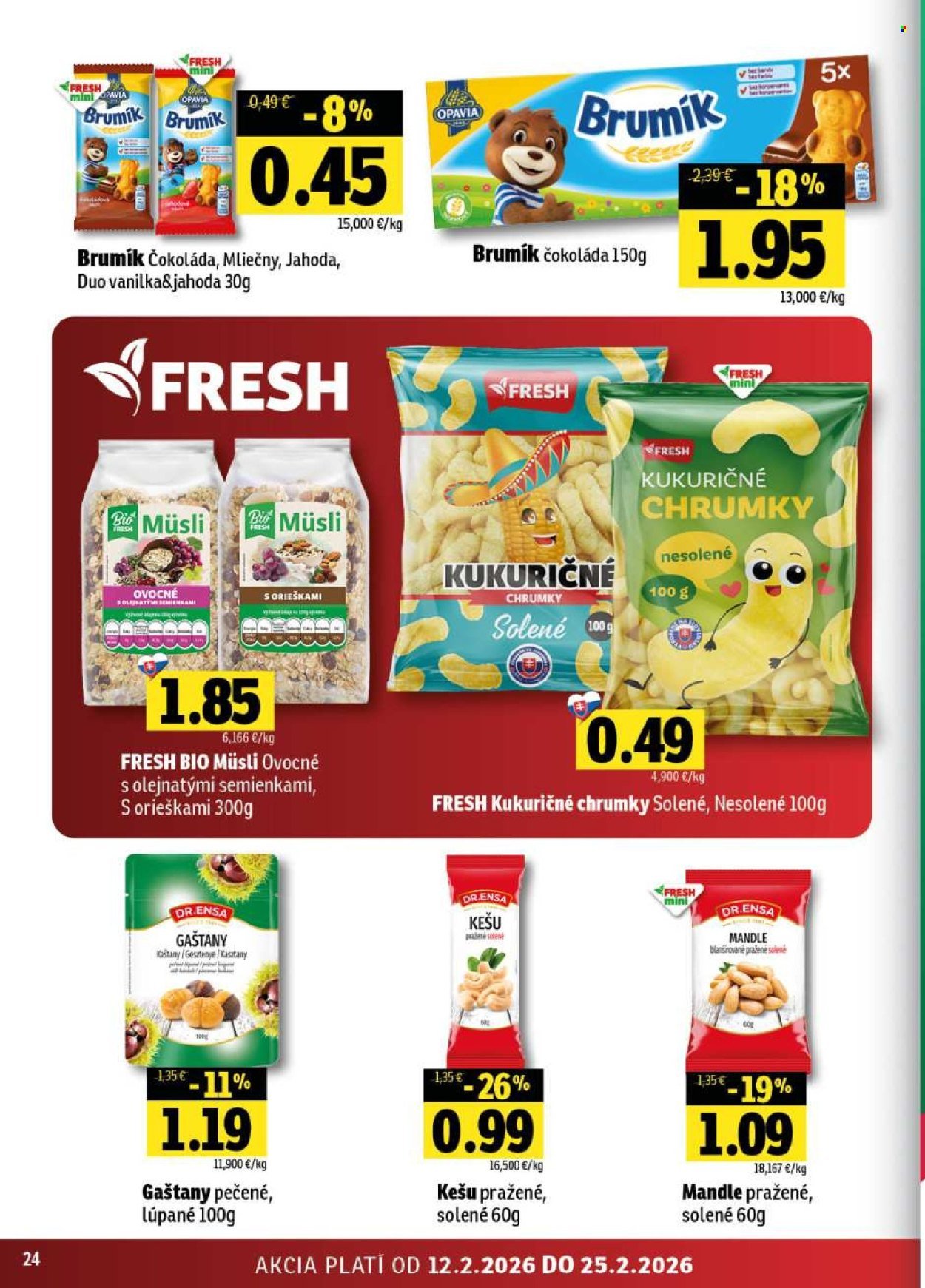 FRESH leták - Od štvrtka 12.2.2026 (2026-02-12 - 2026-02-25) | 24