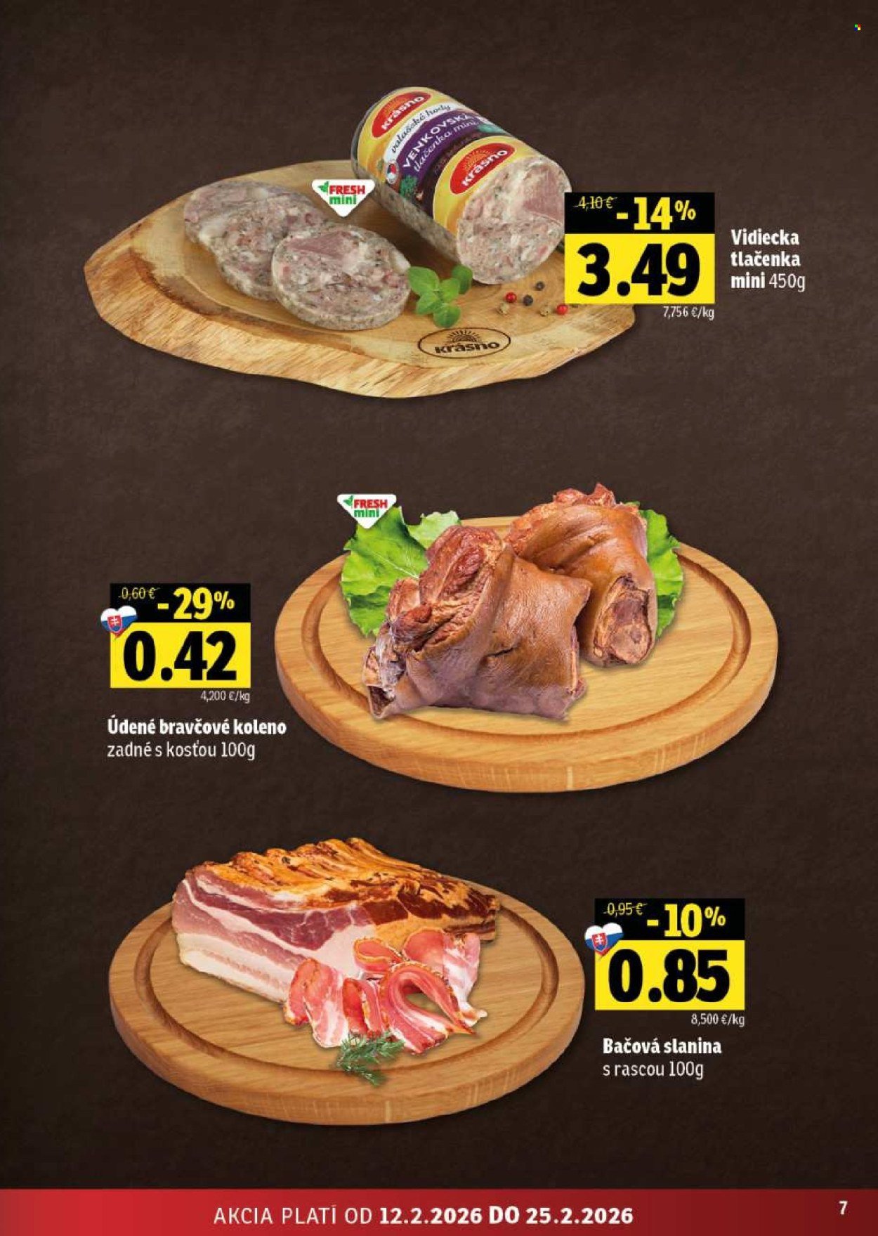 FRESH leták - Od štvrtka 12.2.2026 (2026-02-12 - 2026-02-25) | 7
