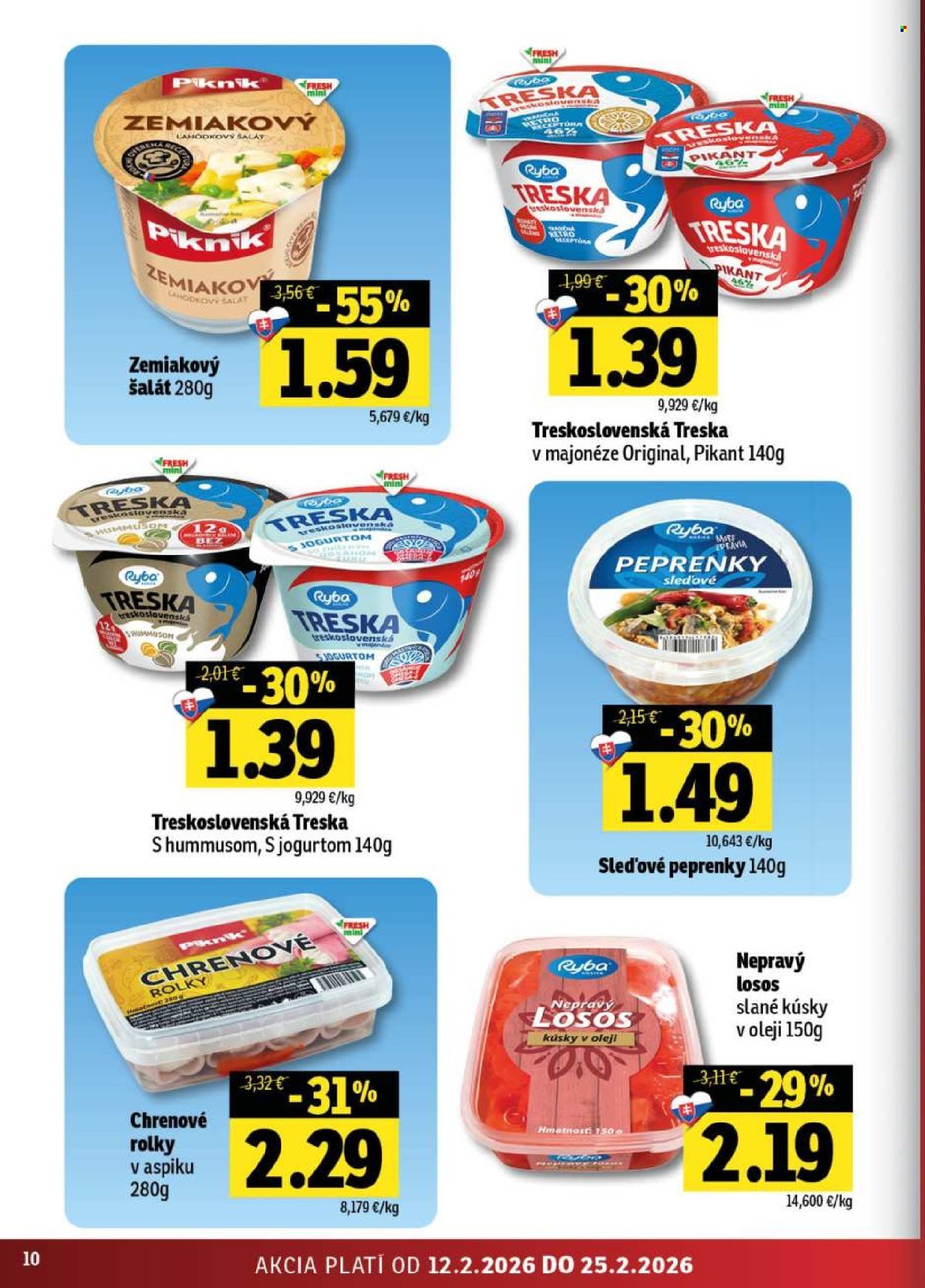 FRESH leták - Od štvrtka 12.2.2026 (2026-02-12 - 2026-02-25) | 10