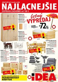 IDEA NÁBYTOK leták - Od pondelka 15.6.2026