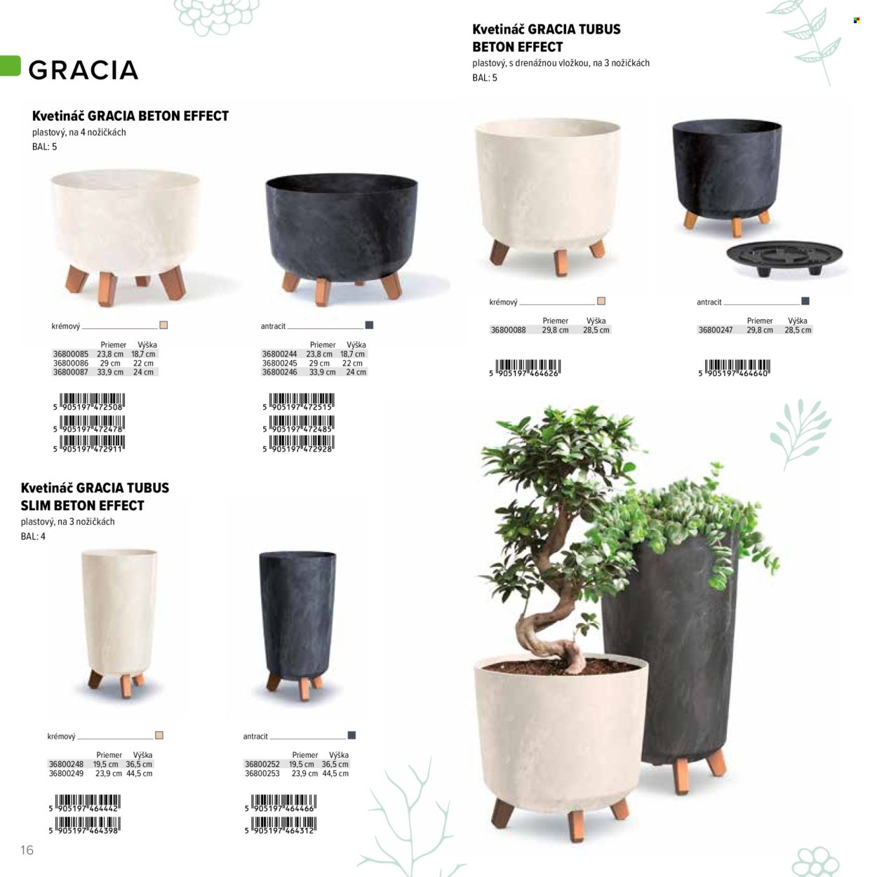 KINEKUS leták - Katalóg Kvetináče (2025-02-06) | 16