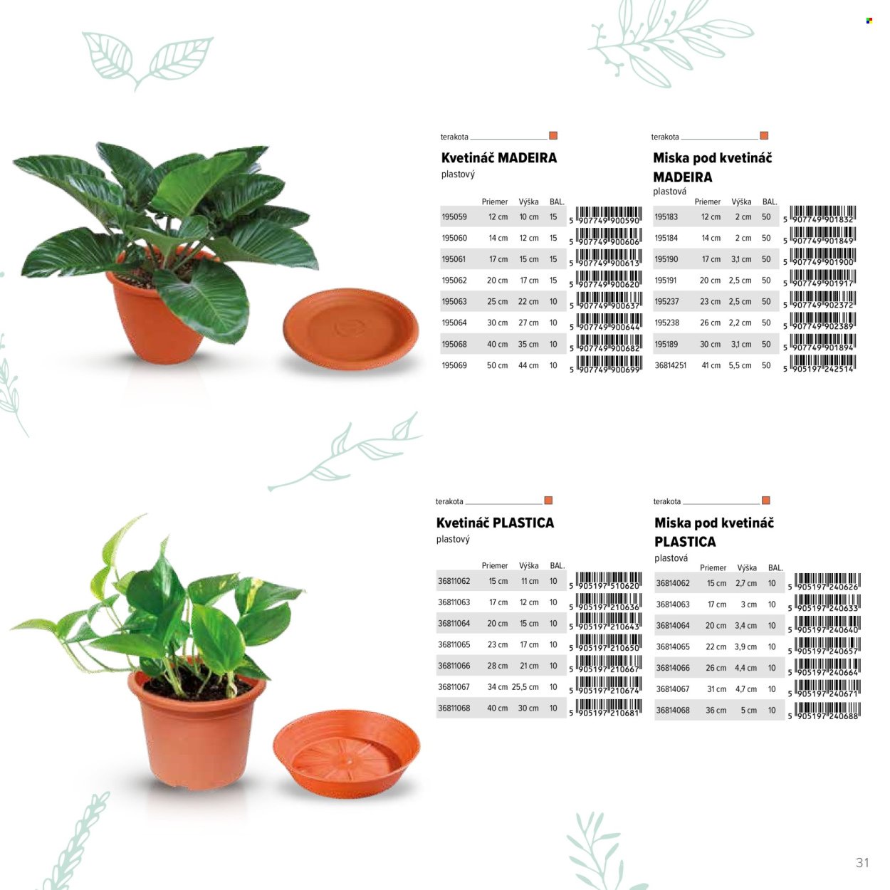 KINEKUS leták - Katalóg Kvetináče (2025-02-06) | 31