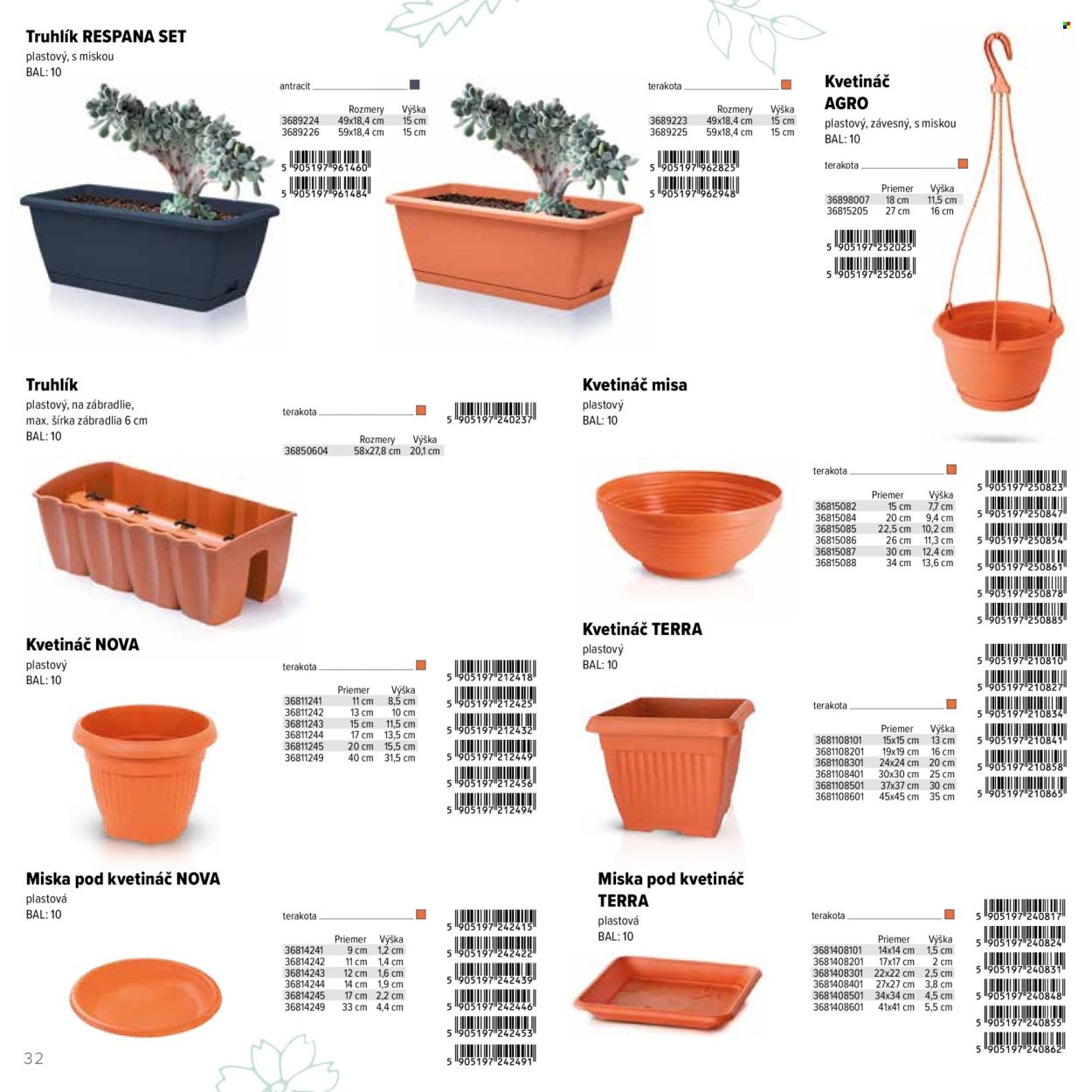 KINEKUS leták - Katalóg Kvetináče (2025-02-06) | 32