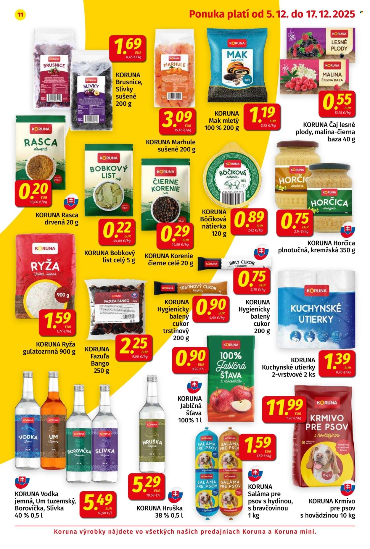 POTRAVINY KORUNA leták - Od piatka 5.12.2025 (2025-12-05 - 2025-12-17) | 11