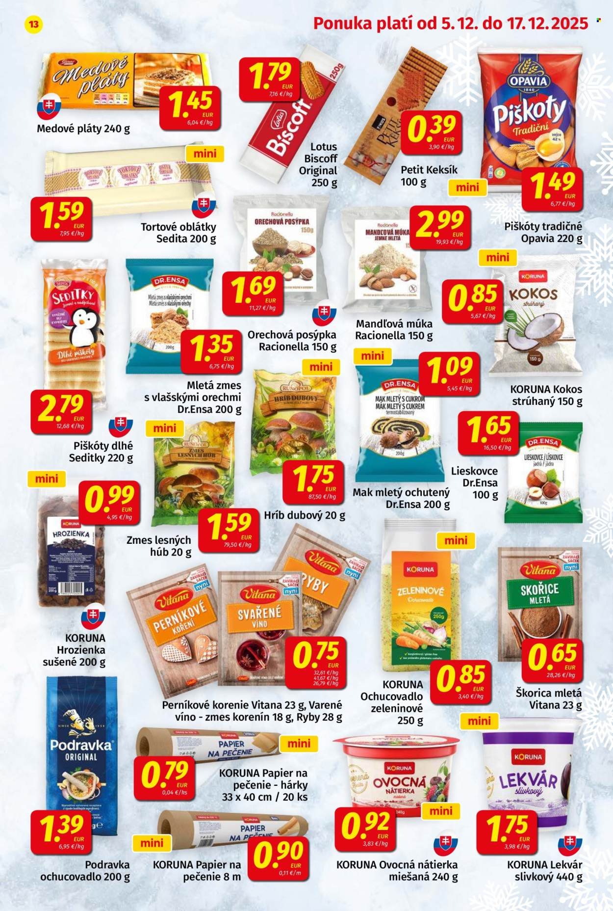 POTRAVINY KORUNA leták - Od piatka 5.12.2025 (2025-12-05 - 2025-12-17) | 13