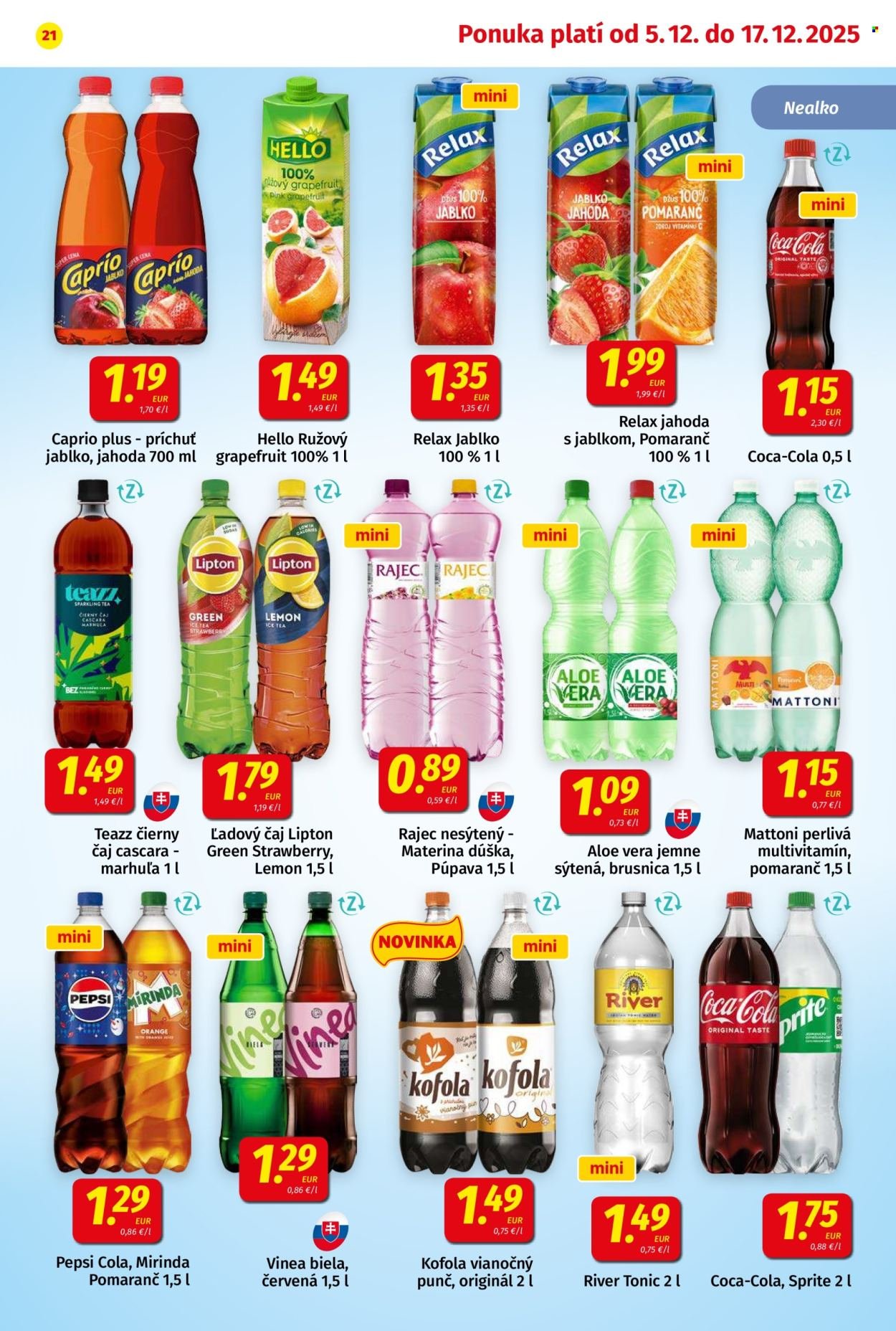 POTRAVINY KORUNA leták - Od piatka 5.12.2025 (2025-12-05 - 2025-12-17) | 21
