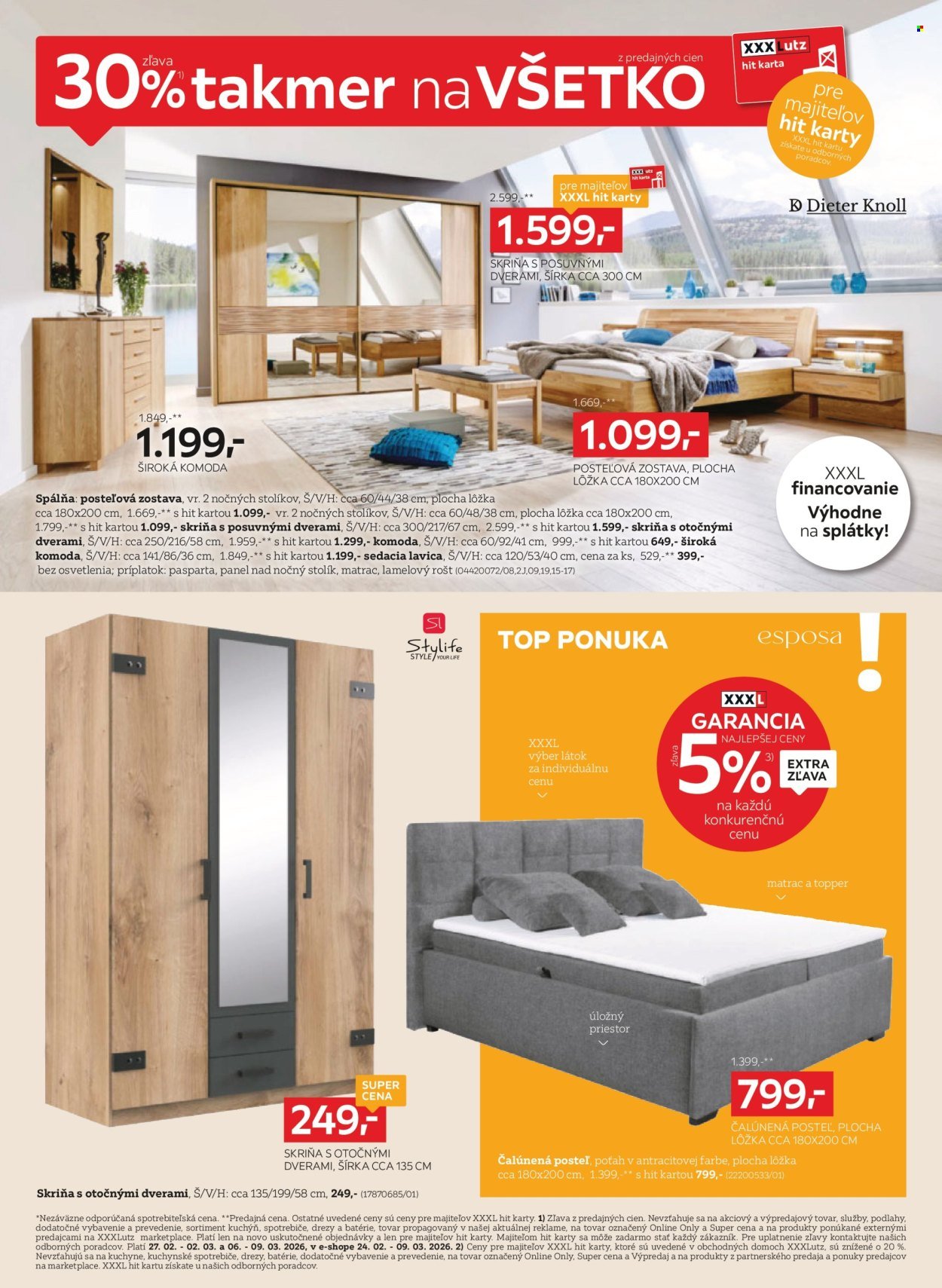 XXXLUTZ leták - Zľava 30 % takmer na všetko (2026-02-23 - 2026-03-08) | 2