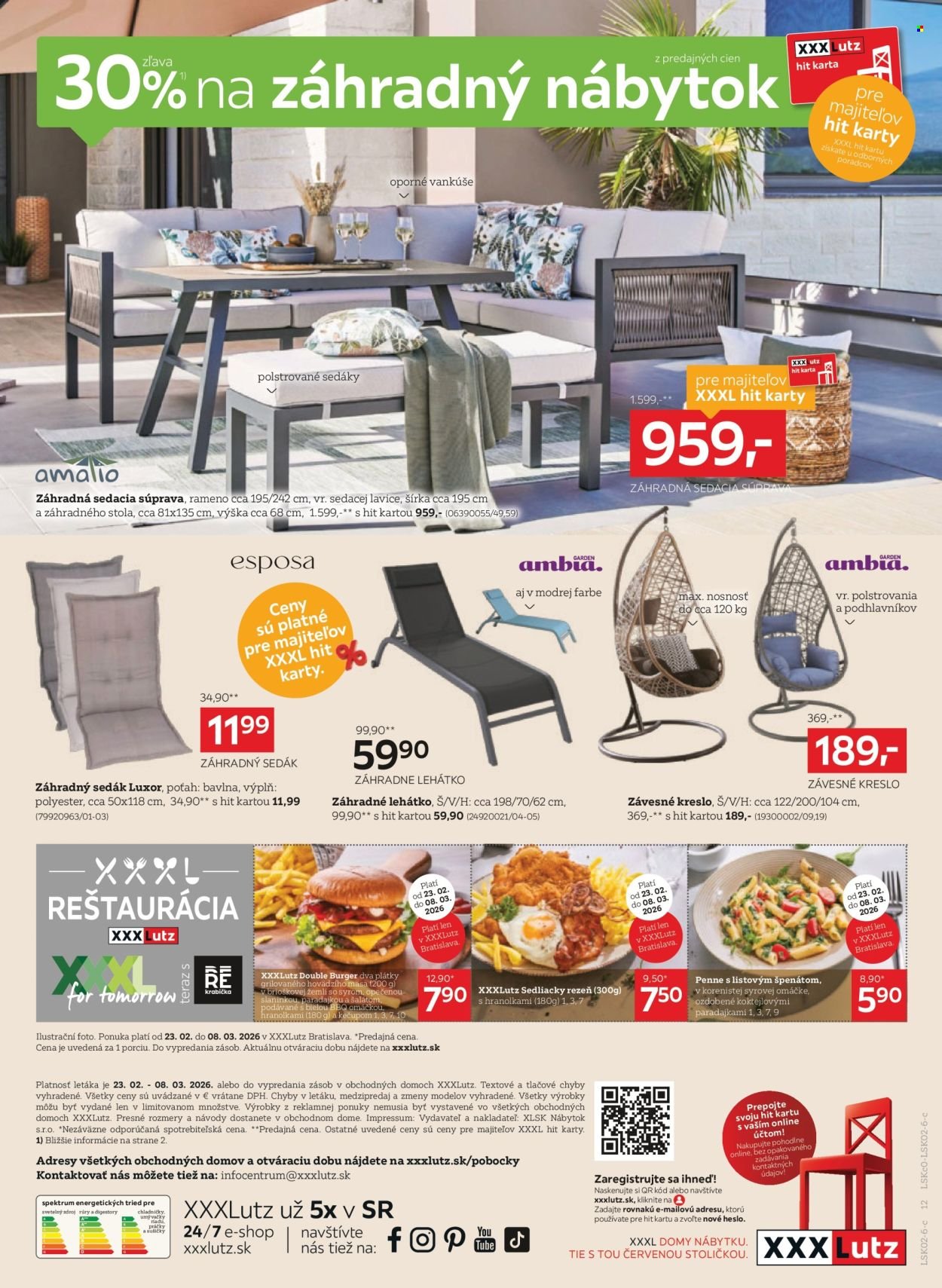 XXXLUTZ leták - Zľava 30 % takmer na všetko (2026-02-23 - 2026-03-08) | 12