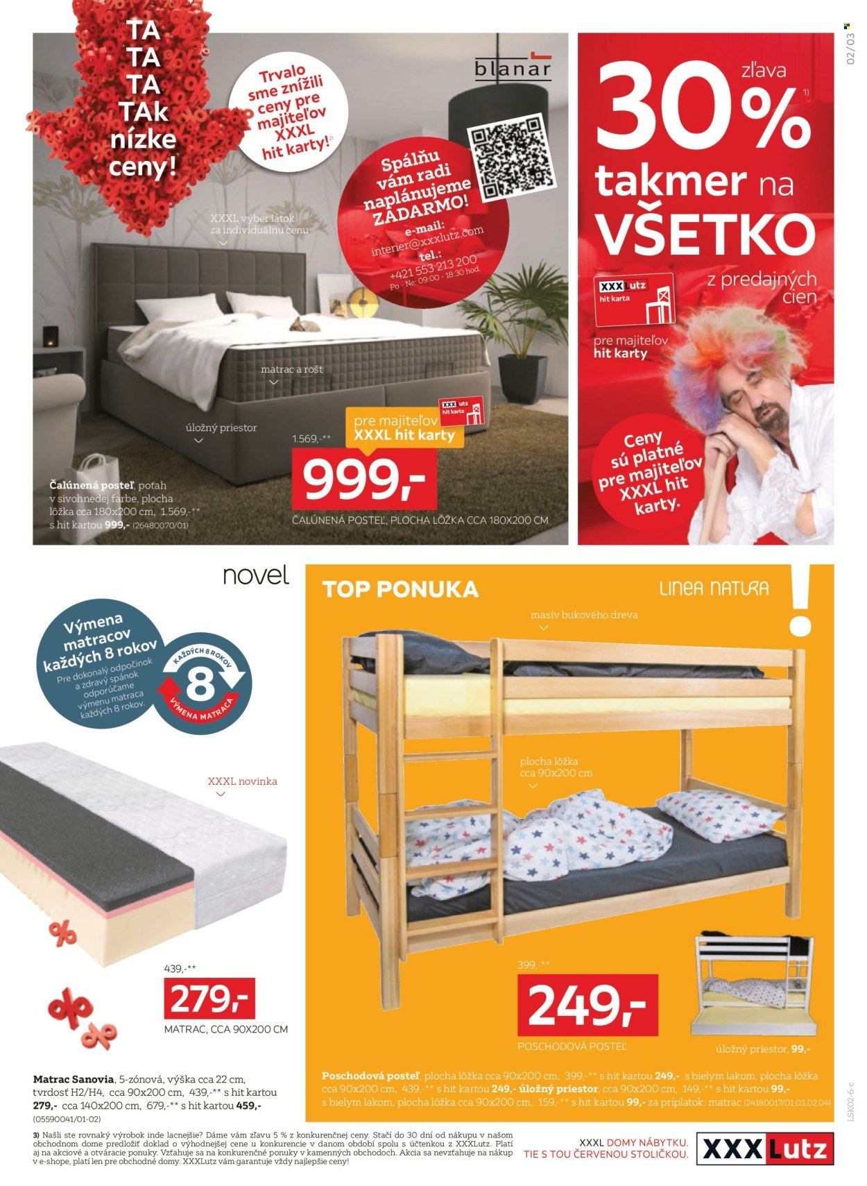 XXXLUTZ leták - Zľava 30 % takmer na všetko (2026-02-23 - 2026-03-08) | 3