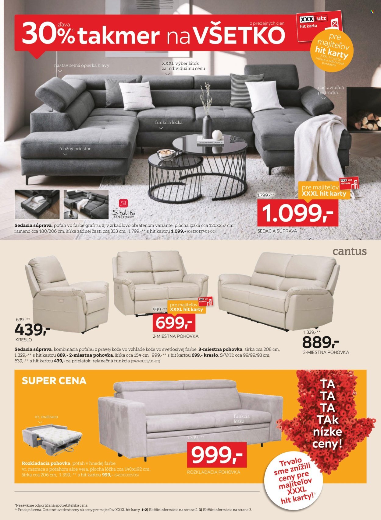 XXXLUTZ leták - Zľava 30 % takmer na všetko (2026-02-23 - 2026-03-08) | 4