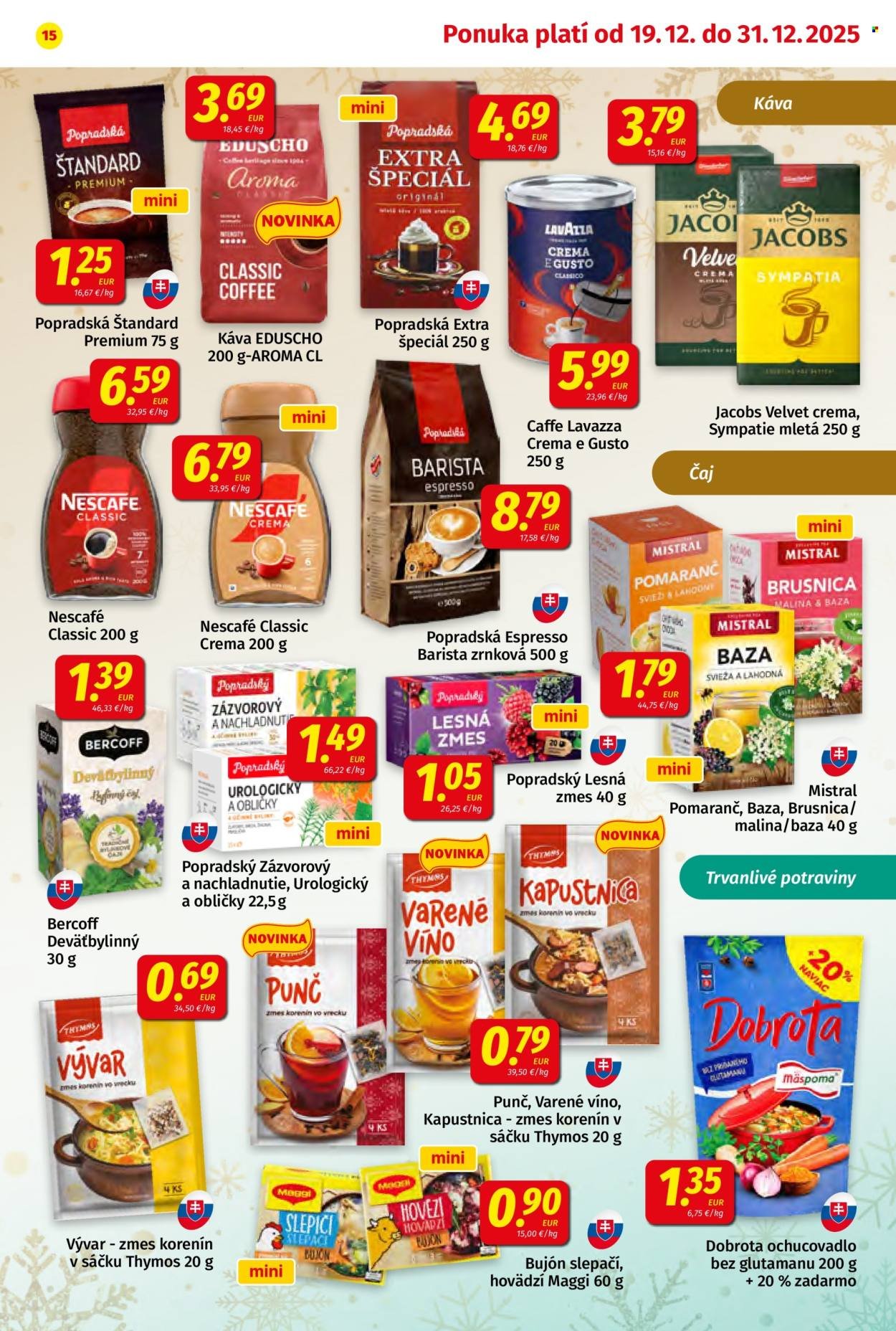 POTRAVINY KORUNA leták - Od piatka 19.12.2025 (2025-12-19 - 2025-12-31) | 15