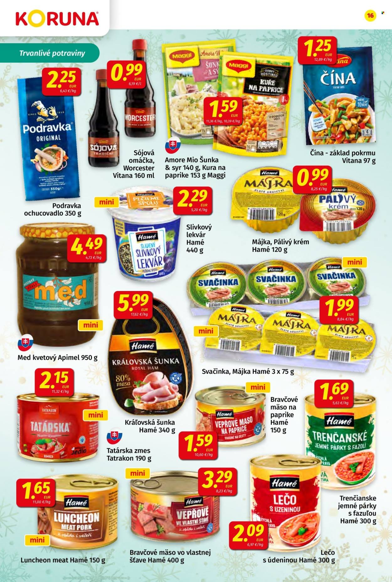 POTRAVINY KORUNA leták - Od piatka 19.12.2025 (2025-12-19 - 2025-12-31) | 16
