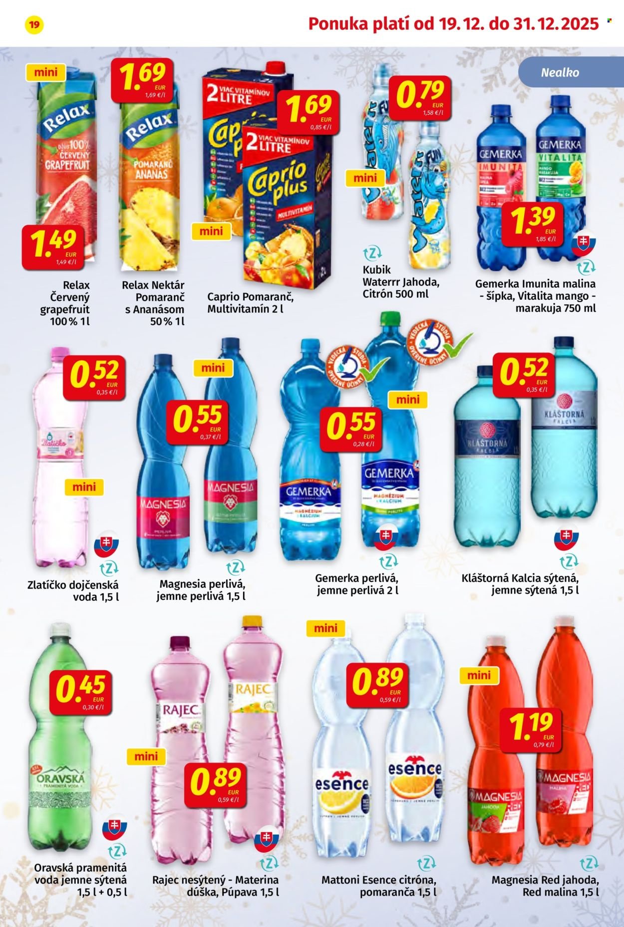 POTRAVINY KORUNA leták - Od piatka 19.12.2025 (2025-12-19 - 2025-12-31) | 19