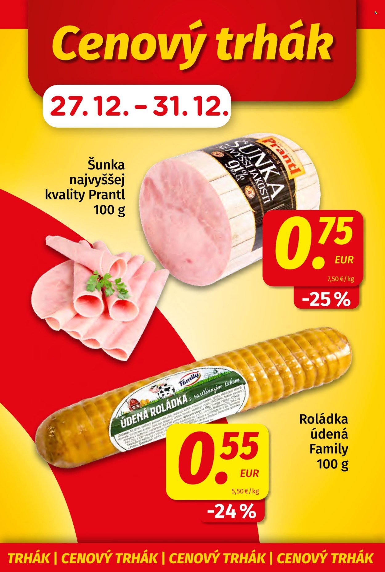 POTRAVINY KORUNA leták - Od piatka 19.12.2025 (2025-12-19 - 2025-12-31) | 3