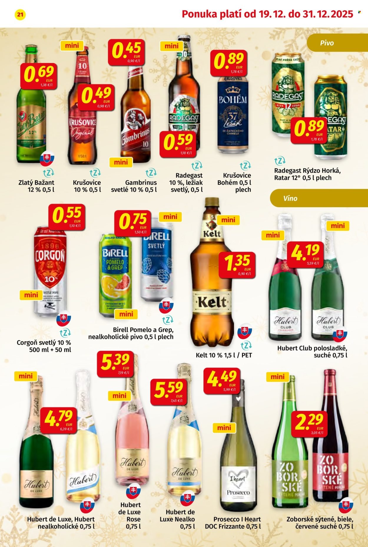 POTRAVINY KORUNA leták - Od piatka 19.12.2025 (2025-12-19 - 2025-12-31) | 21