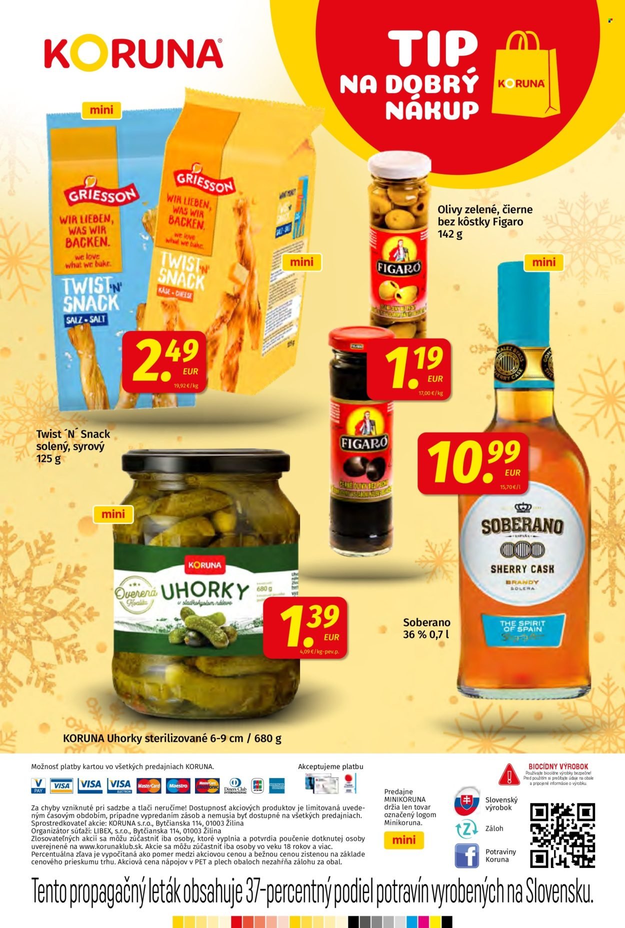 POTRAVINY KORUNA leták - Od piatka 19.12.2025 (2025-12-19 - 2025-12-31) | 28
