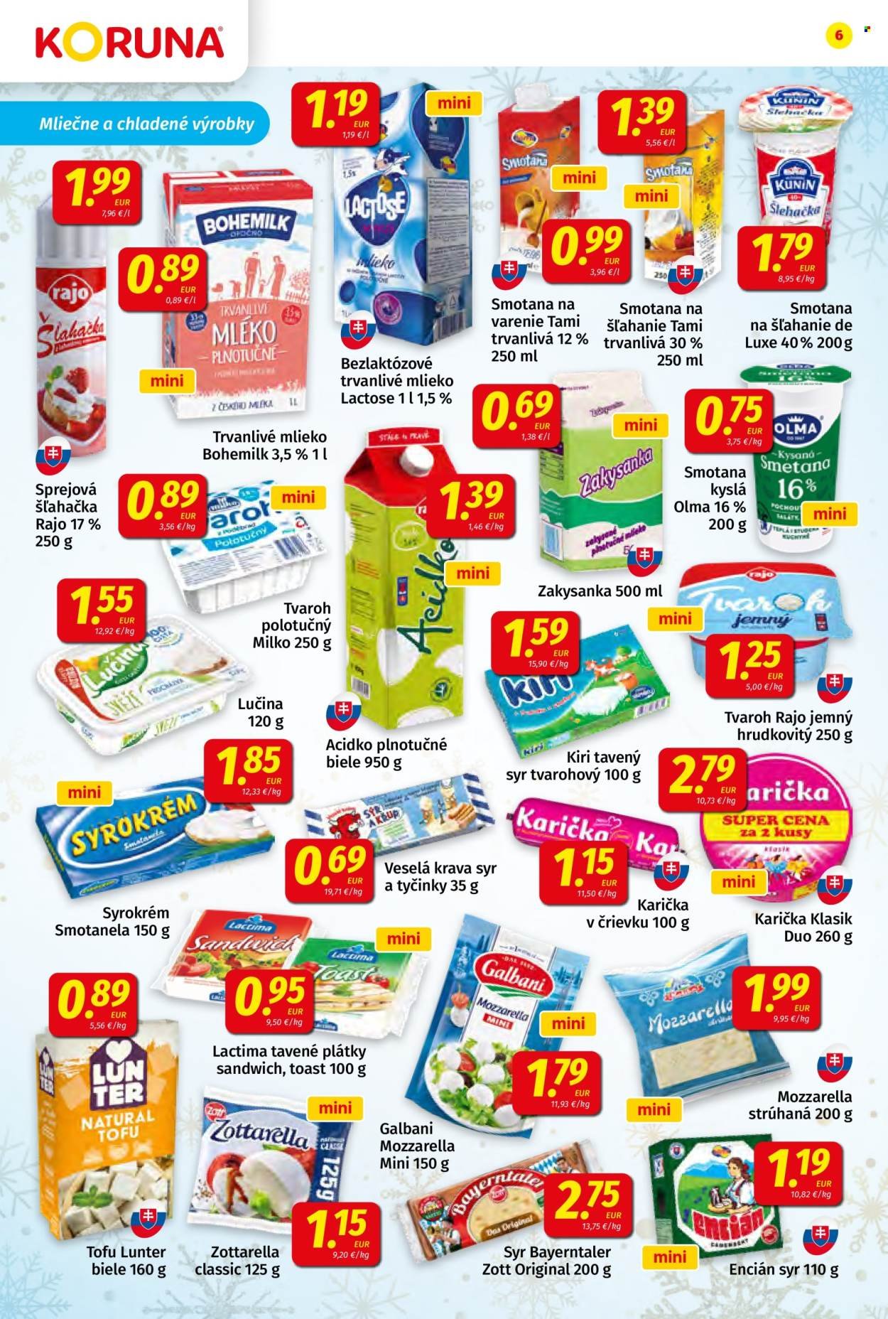 POTRAVINY KORUNA leták - Od piatka 19.12.2025 (2025-12-19 - 2025-12-31) | 6