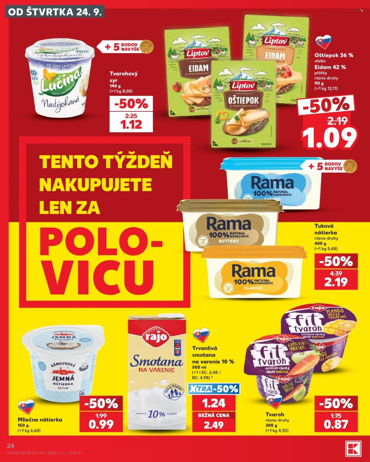 KAUFLAND leták - Od štvrtka 24.9.2026