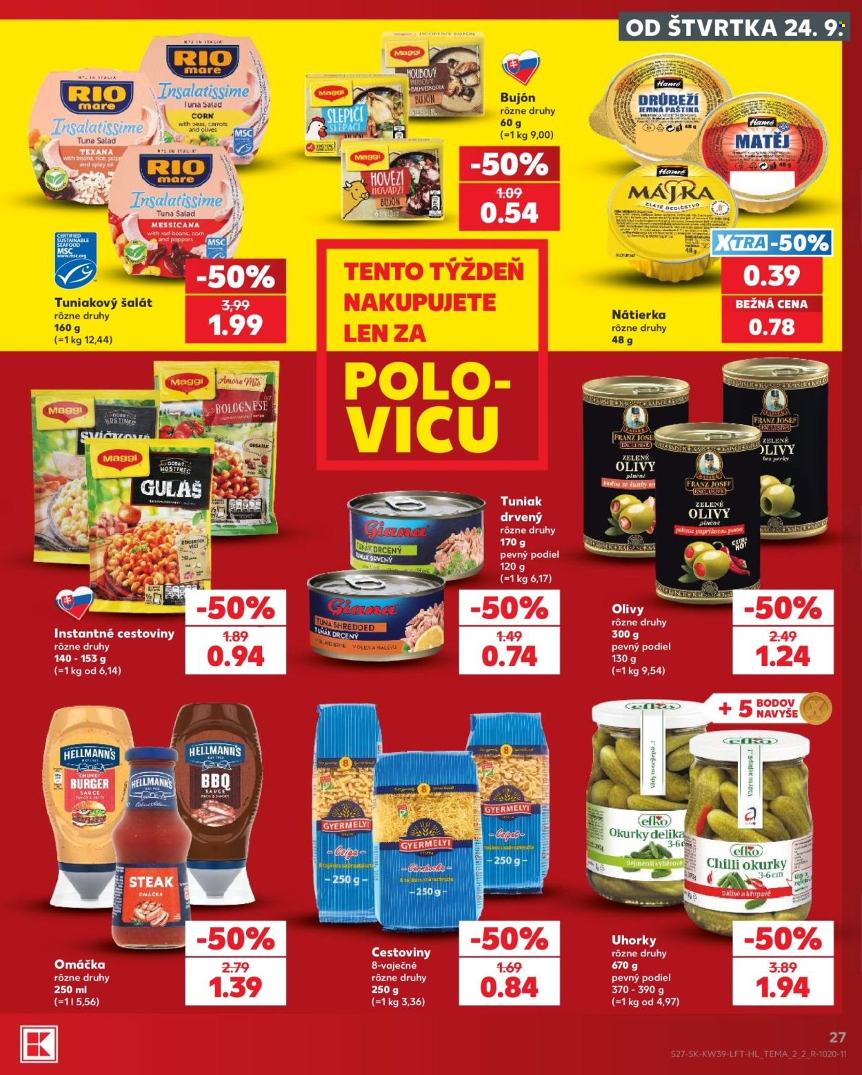 KAUFLAND leták - Od štvrtka 24.9.2026
