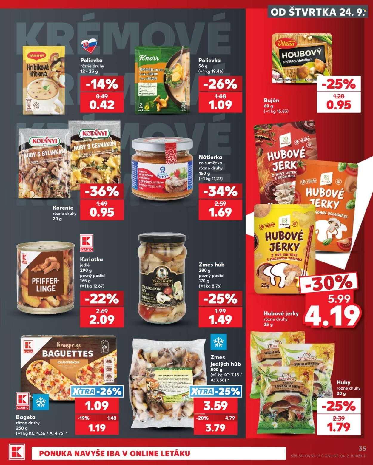 KAUFLAND leták - Od štvrtka 24.9.2026