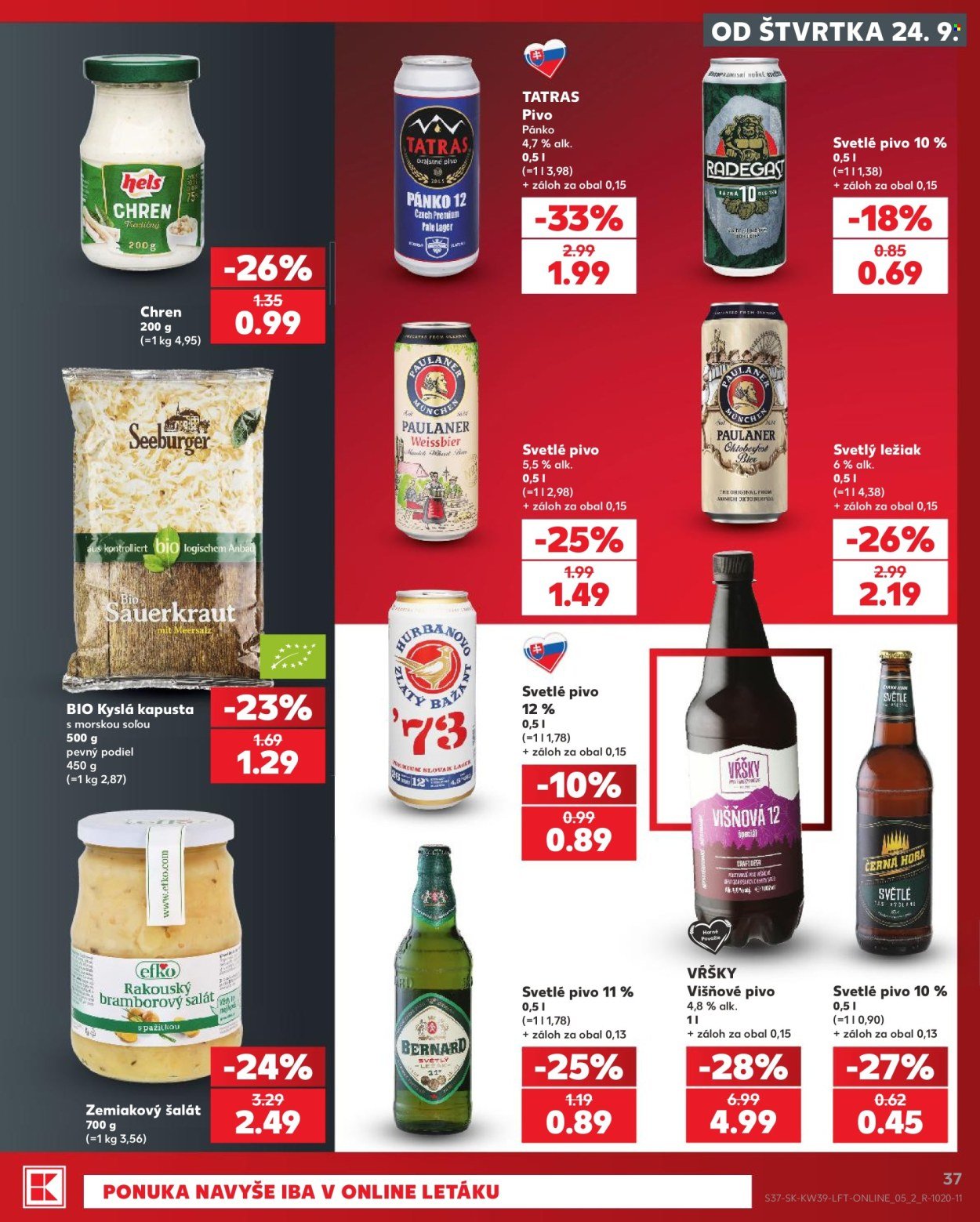 KAUFLAND leták - Od štvrtka 24.9.2026