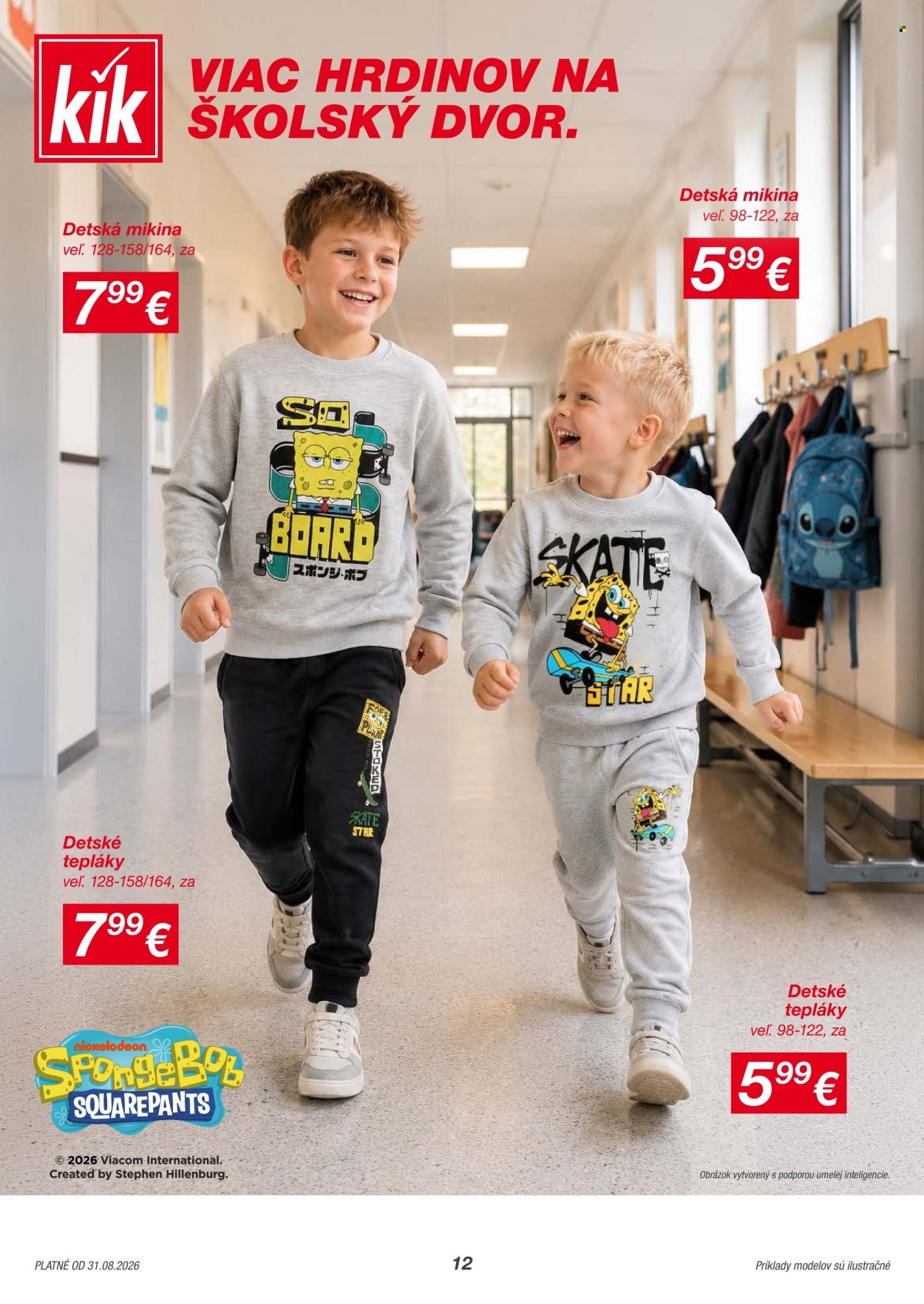 KIK leták - auguste 2026