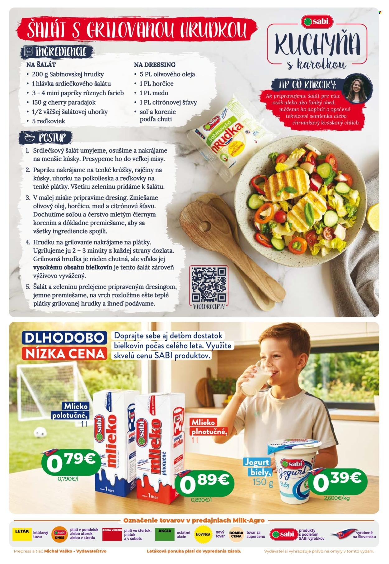 MILK AGRO leták - Od stredy 8.7.2026