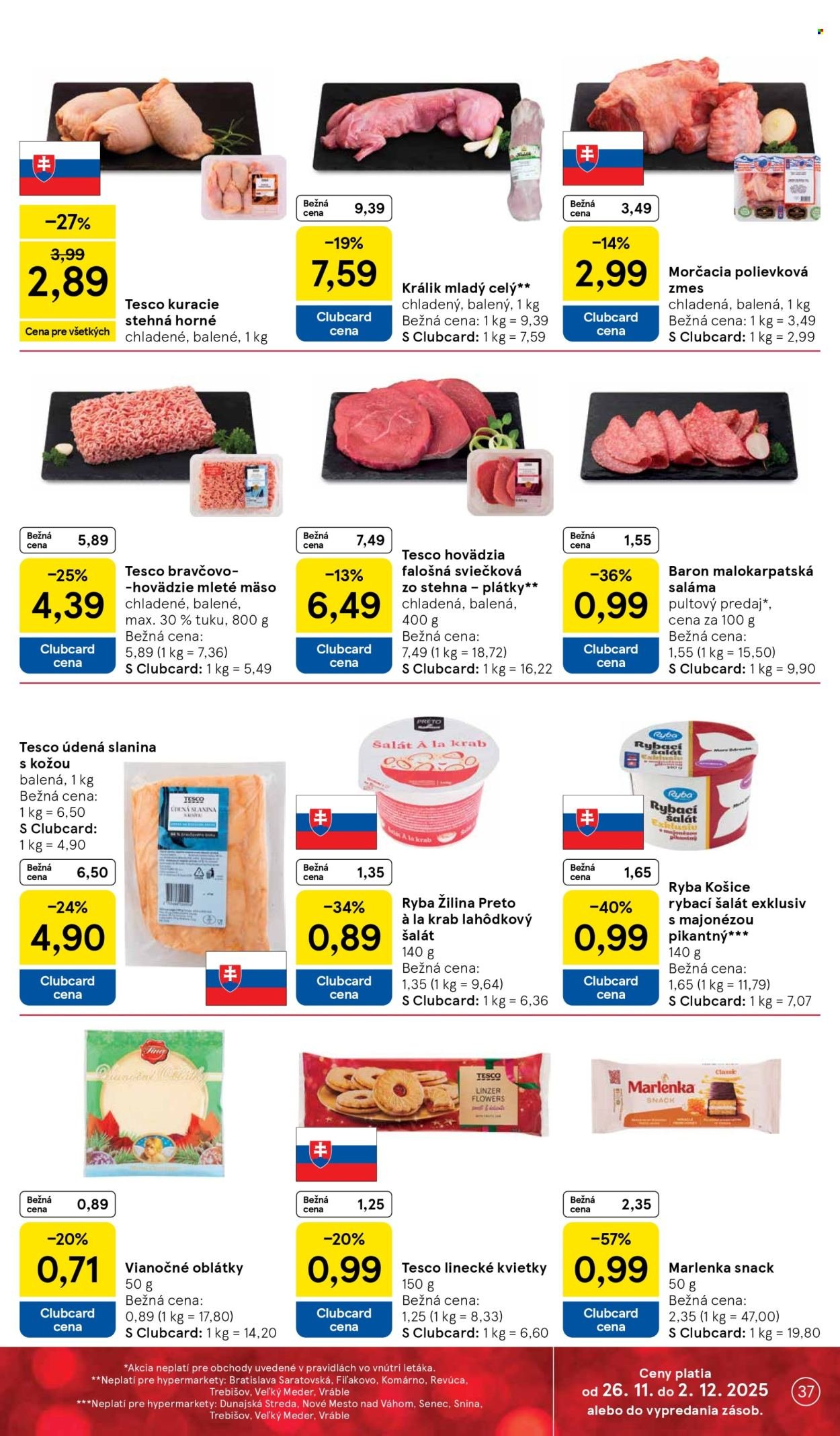 TESCO leták - Od stredy 26.11.2025 (2025-11-26 - 2025-12-02) | 37