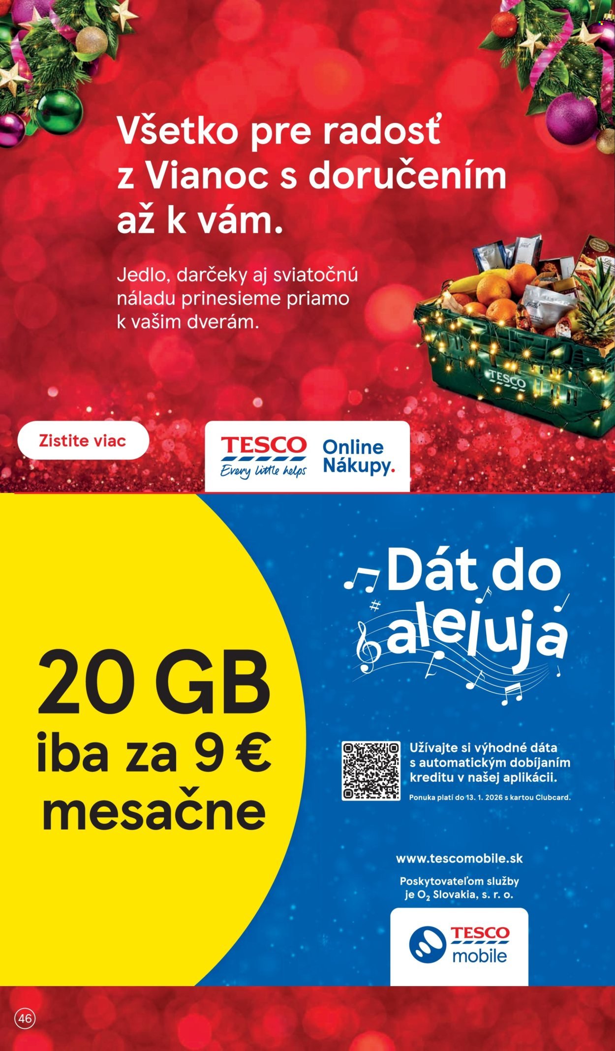 TESCO leták - Od stredy 26.11.2025 (2025-11-26 - 2025-12-02) | 46