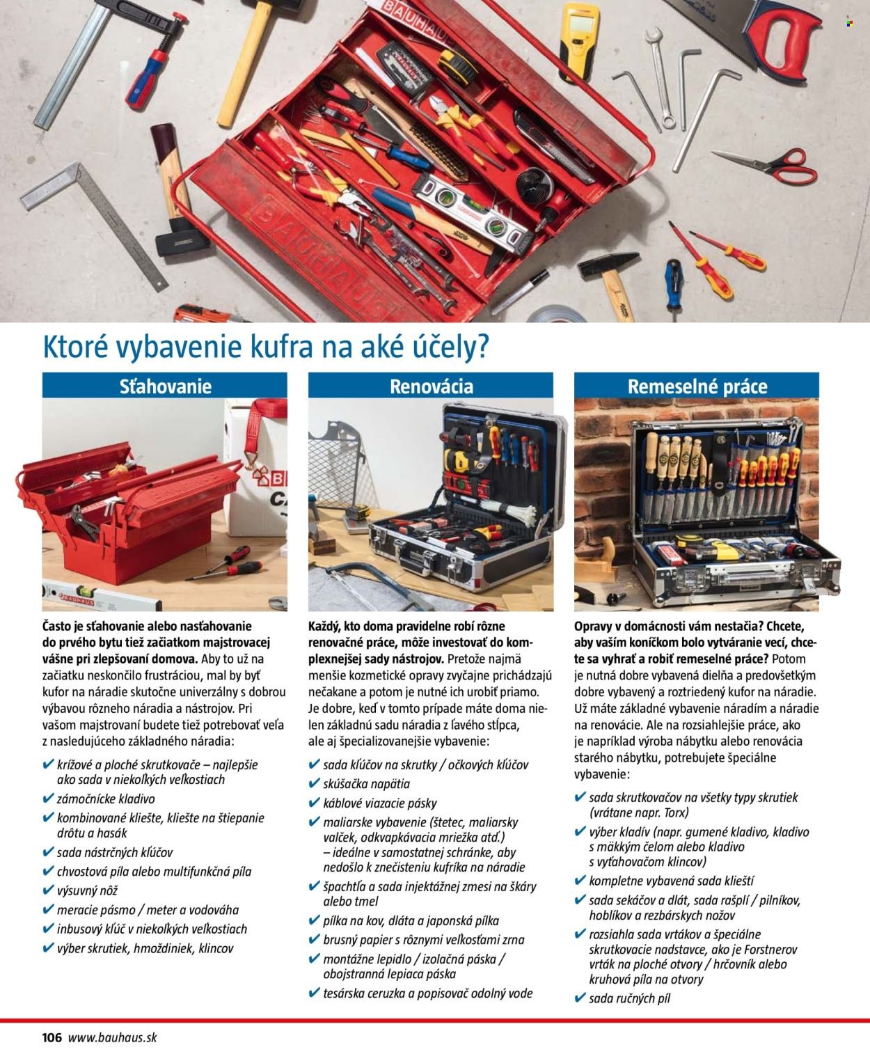 BAUHAUS leták - Náradie a dielňa (2025-12-29 - 2026-02-28) | 106