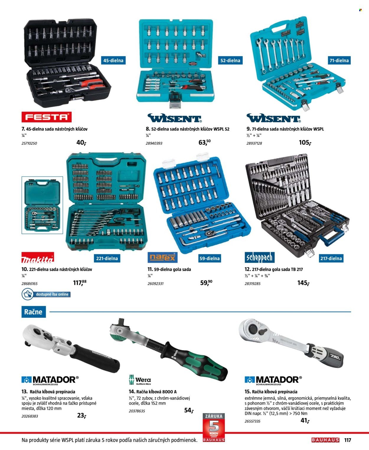 BAUHAUS leták - Náradie a dielňa (2025-12-29 - 2026-02-28) | 117