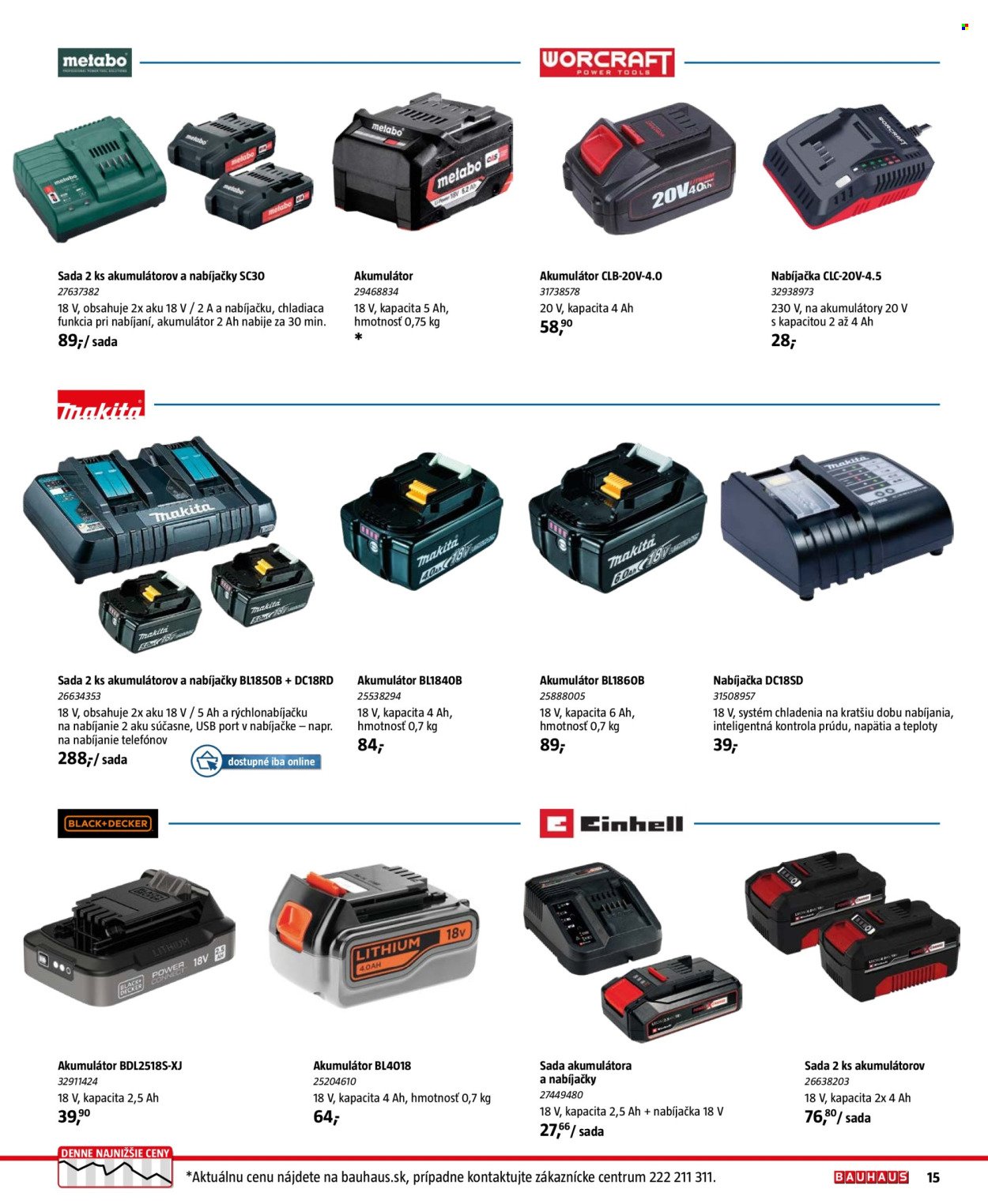 BAUHAUS leták - Náradie a dielňa (2025-12-29 - 2026-02-28) | 15