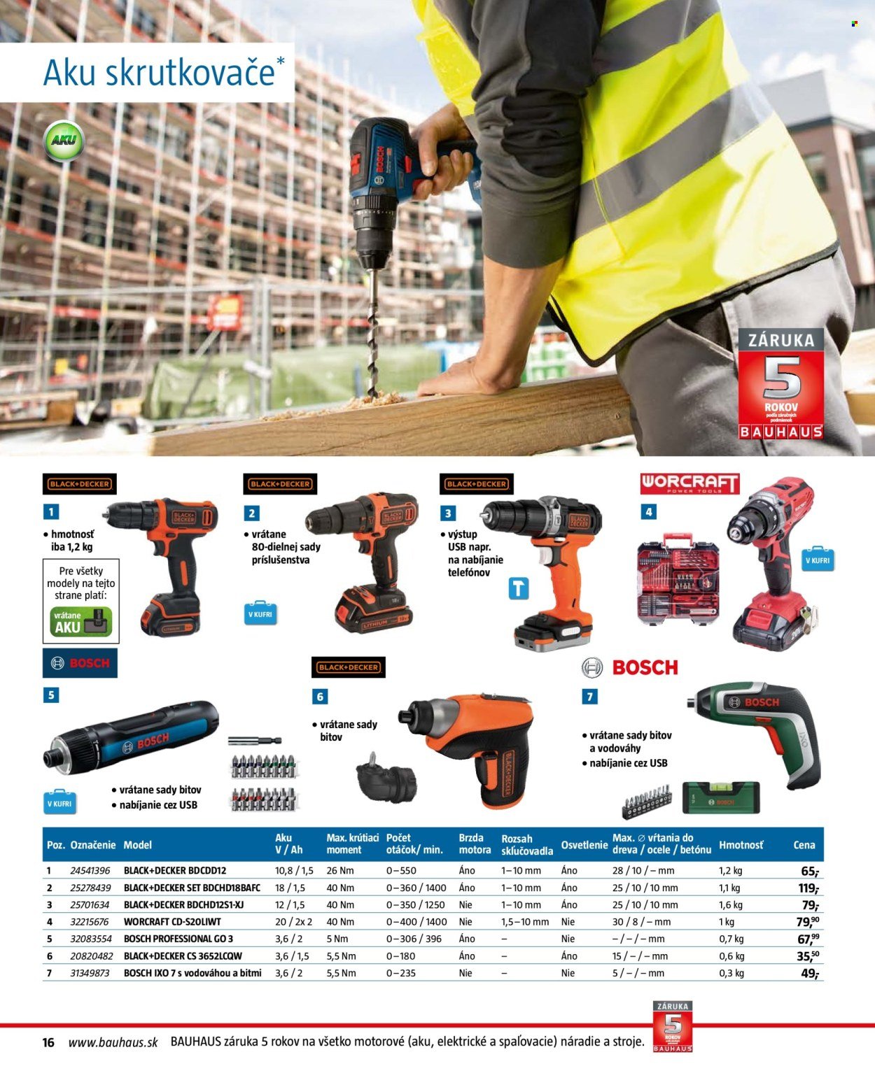 BAUHAUS leták - Náradie a dielňa (2025-12-29 - 2026-02-28) | 16