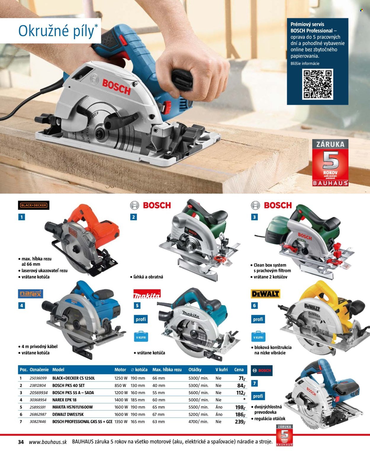 BAUHAUS leták - Náradie a dielňa (2025-12-29 - 2026-02-28) | 34