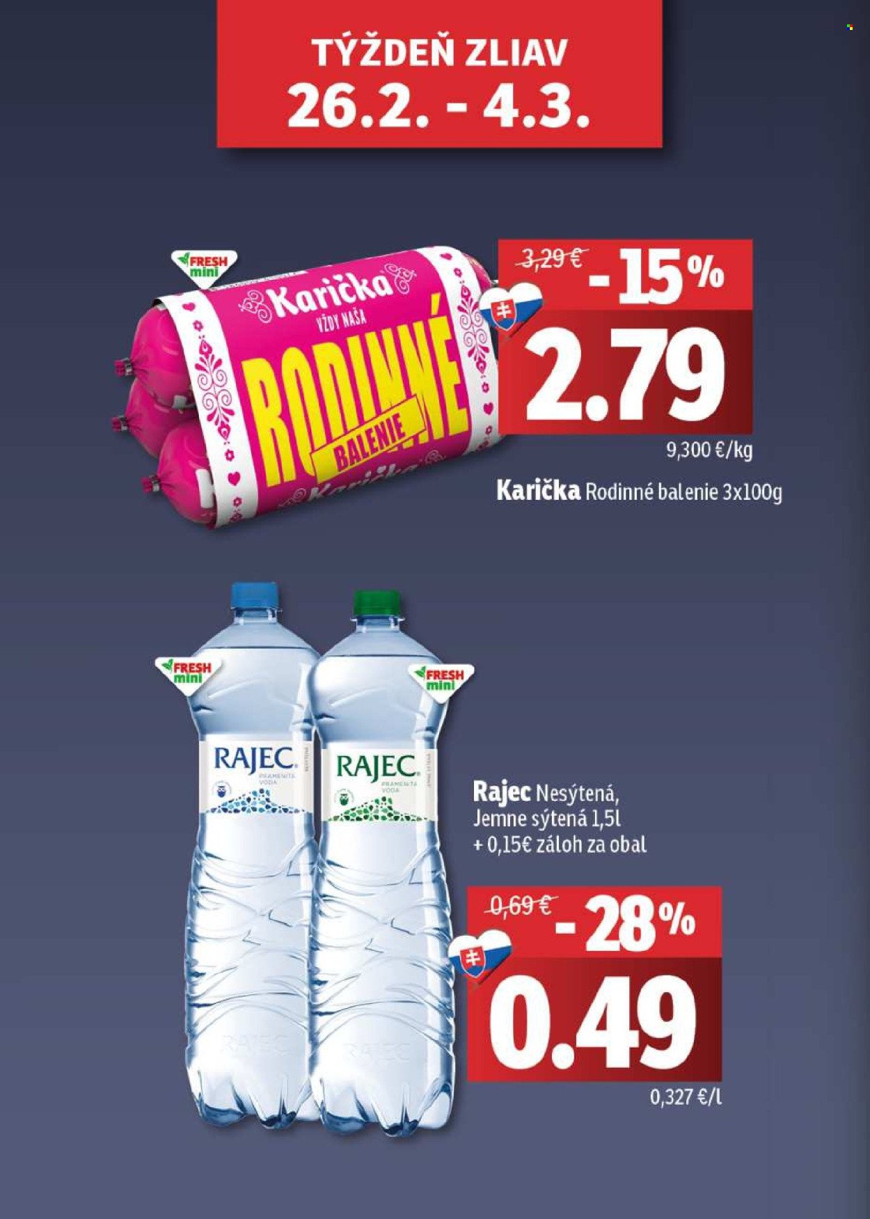 FRESH leták - Stredné a západné Slovensko (2026-02-26 - 2026-03-11) | 2