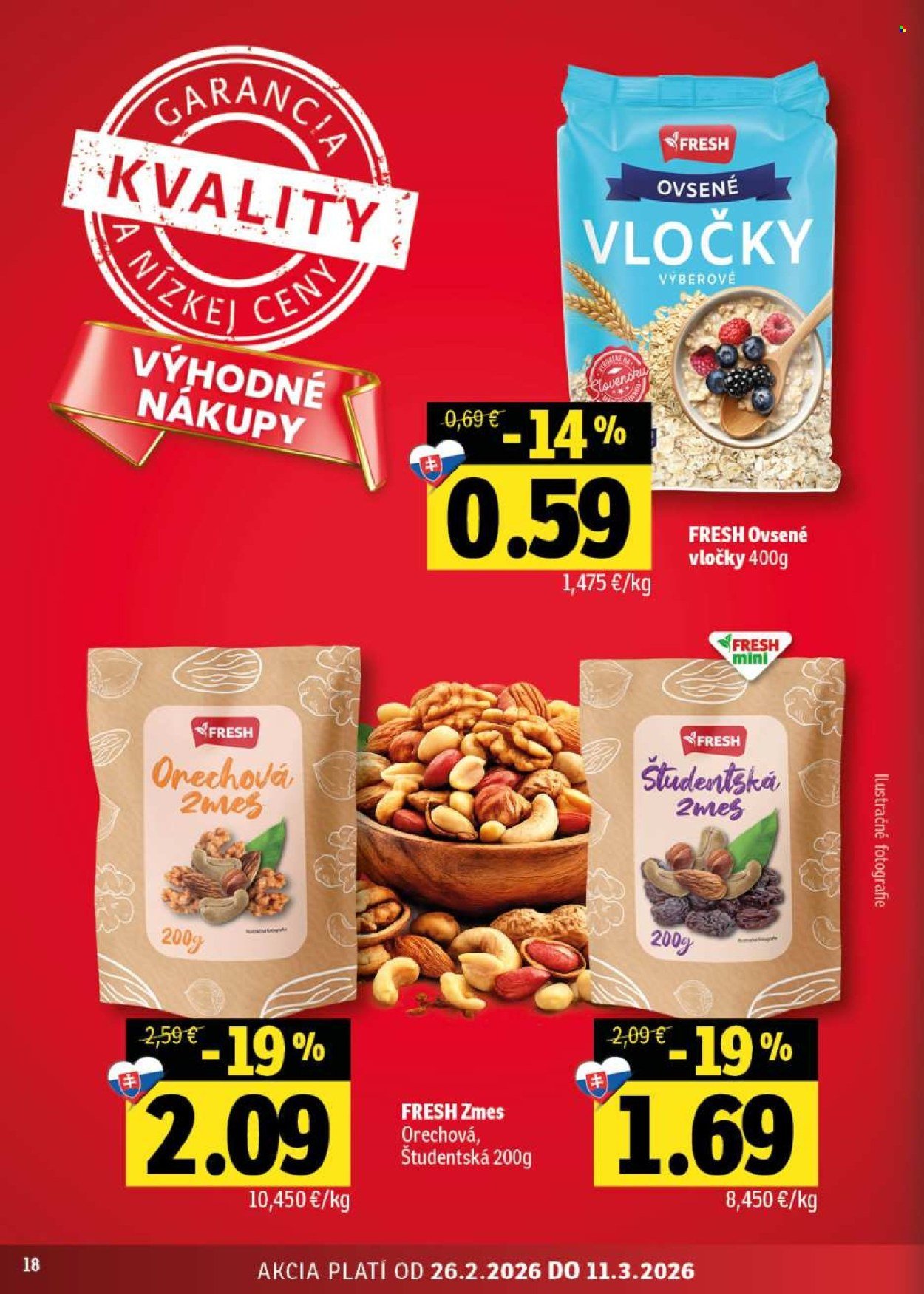 FRESH leták - Stredné a západné Slovensko (2026-02-26 - 2026-03-11) | 18